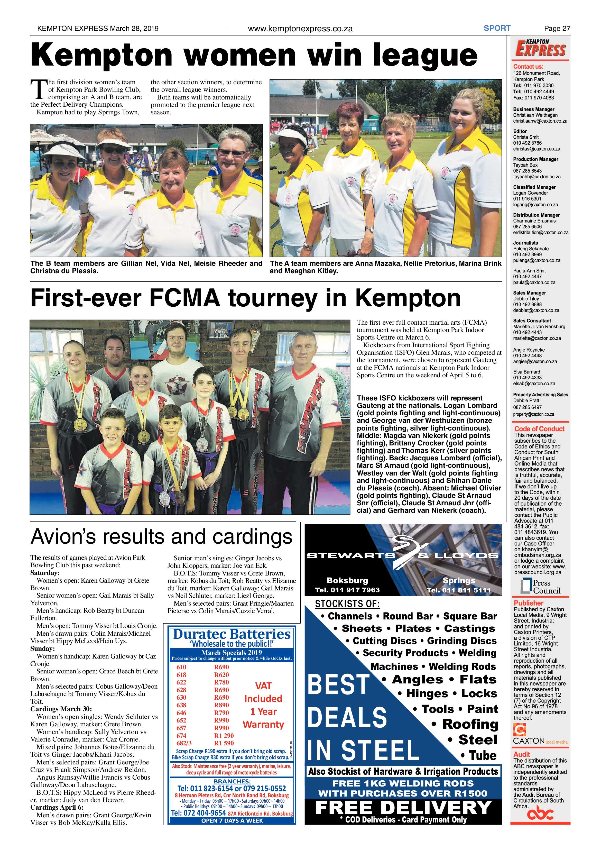 Kempton Express 28 March 2019 page 27
