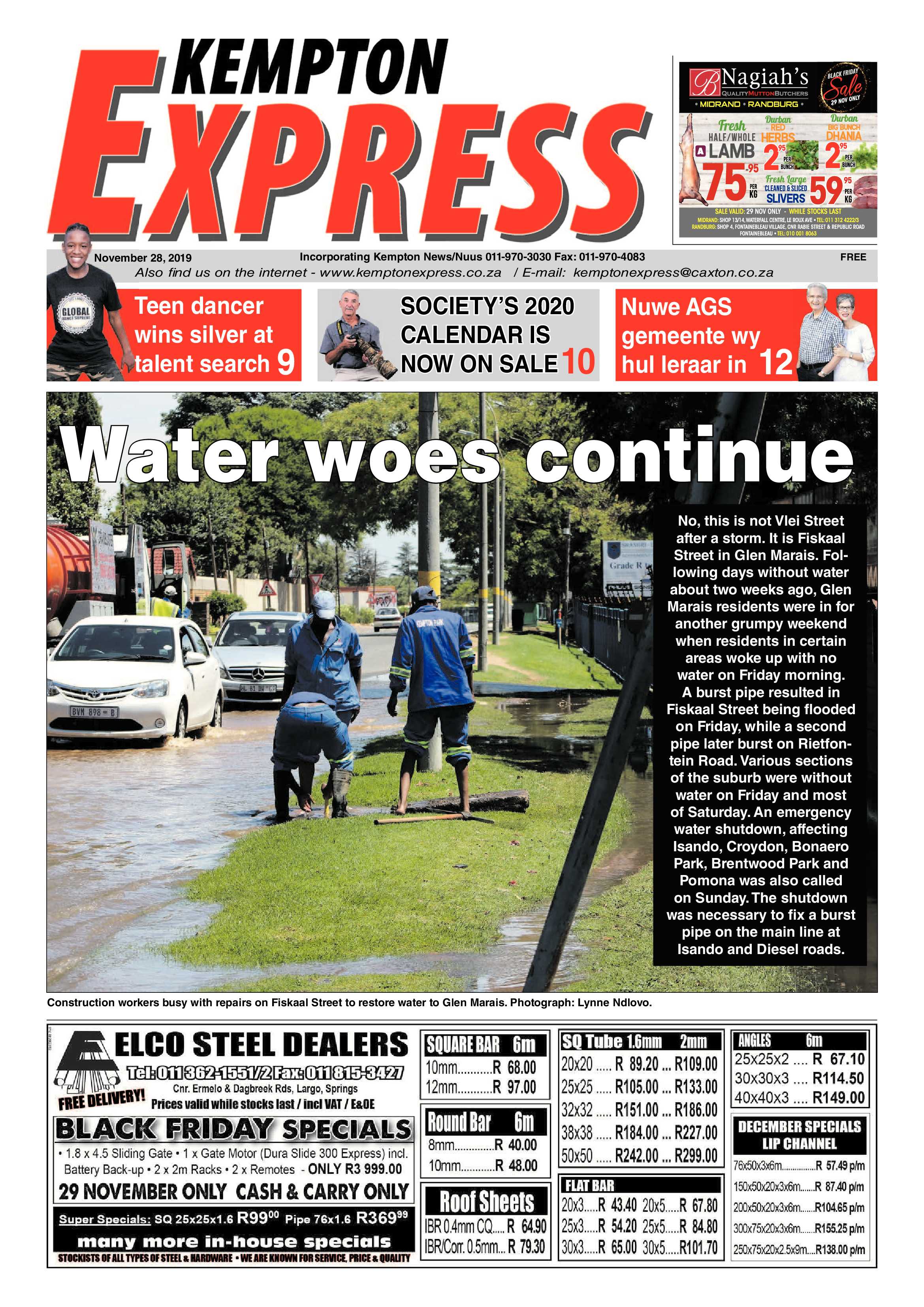 Kempton Express 28 November 2019 page 1