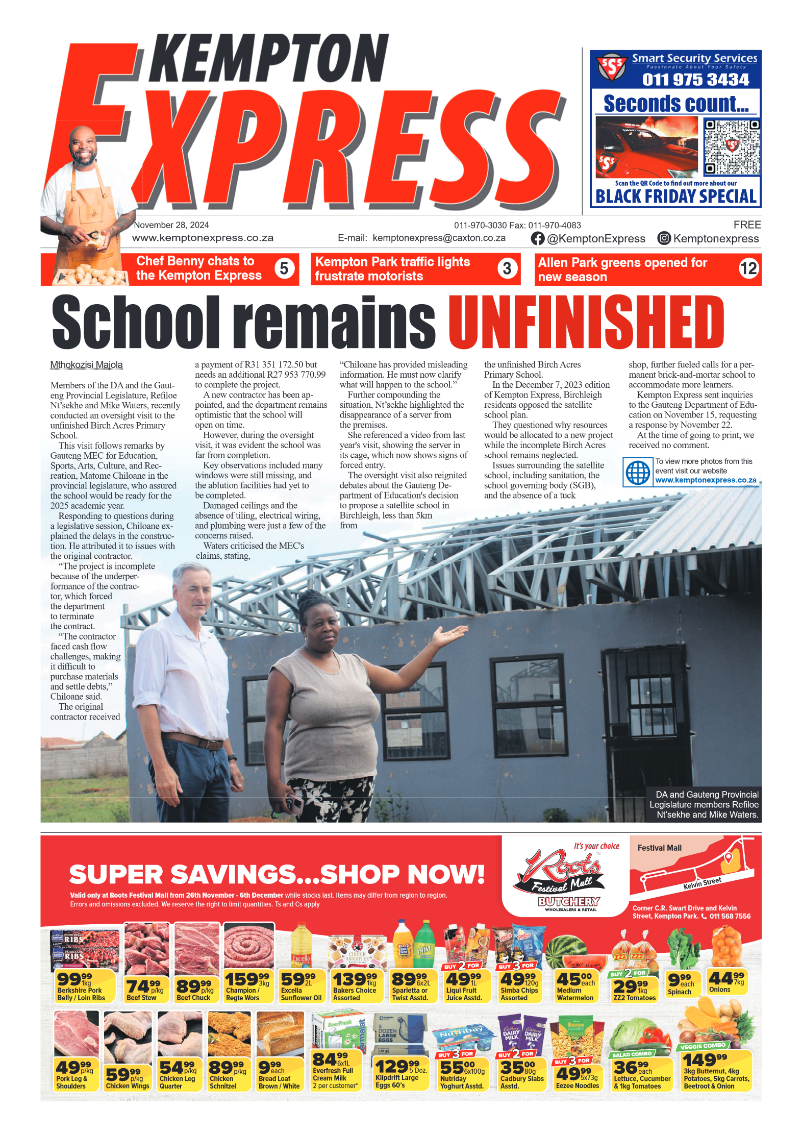 Kempton Express 28 November 2024 page 1