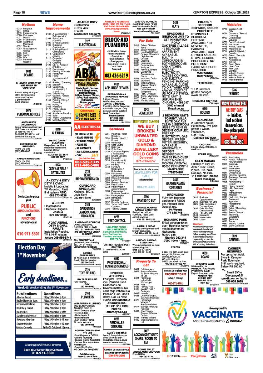 Kempton Express 28 October 2021 page 18