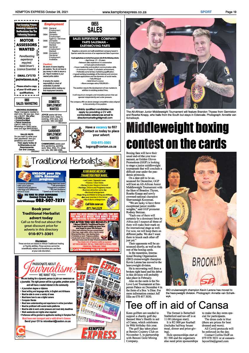 Kempton Express 28 October 2021 page 19