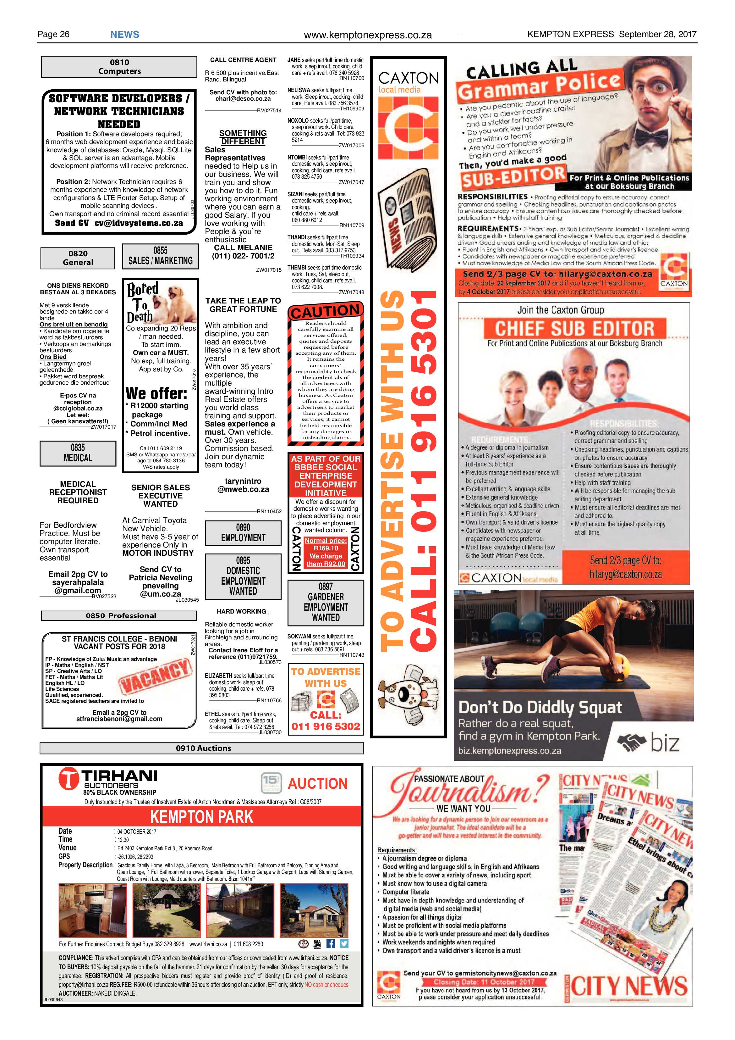 Kempton Express 28 September 2017 page 26