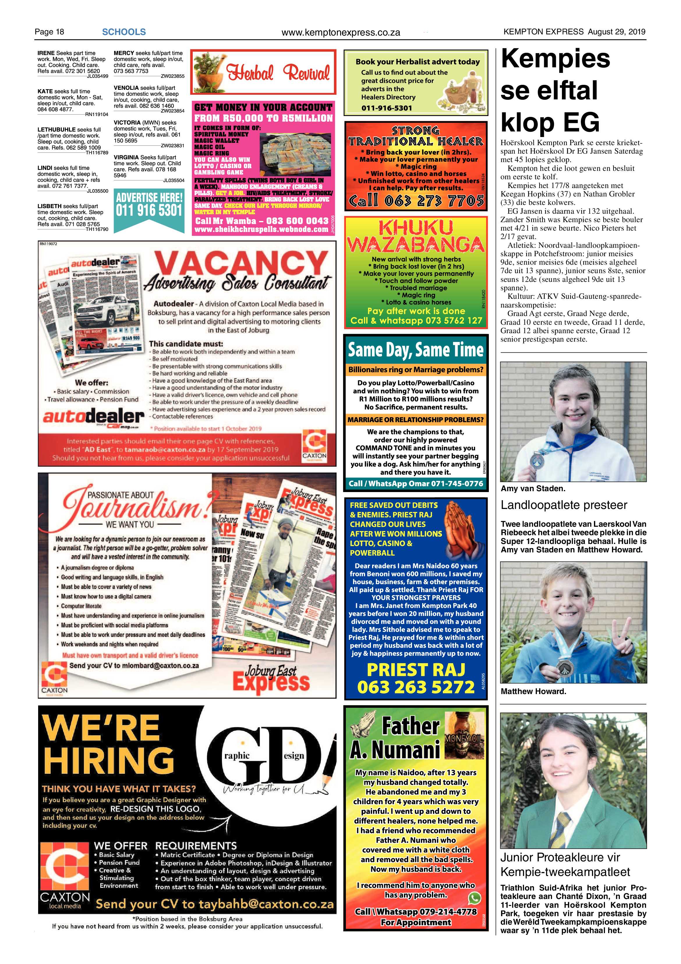 Kempton Express 29 August 2019 page 18