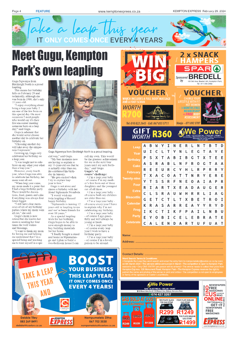 Kempton Express 29 February 2024 page 4