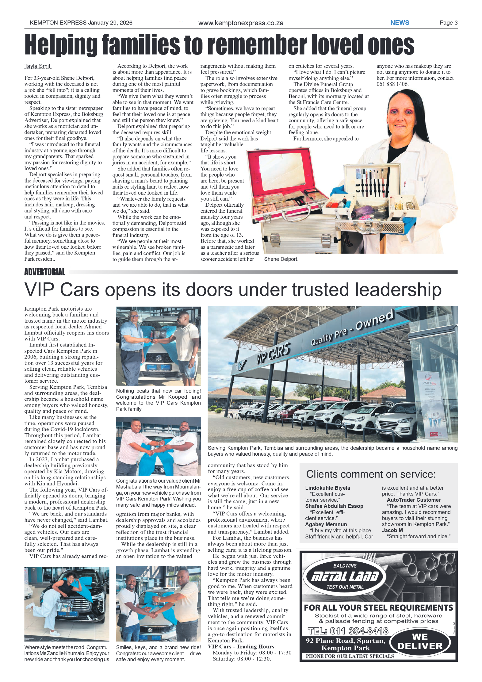 Kempton Express 29 January 2026 page 3