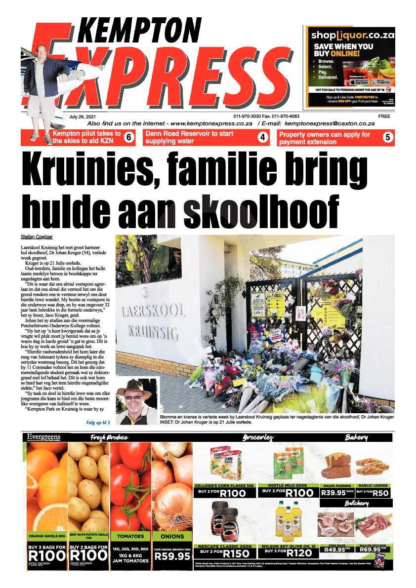 Kempton Express 29 July 2021 page 1