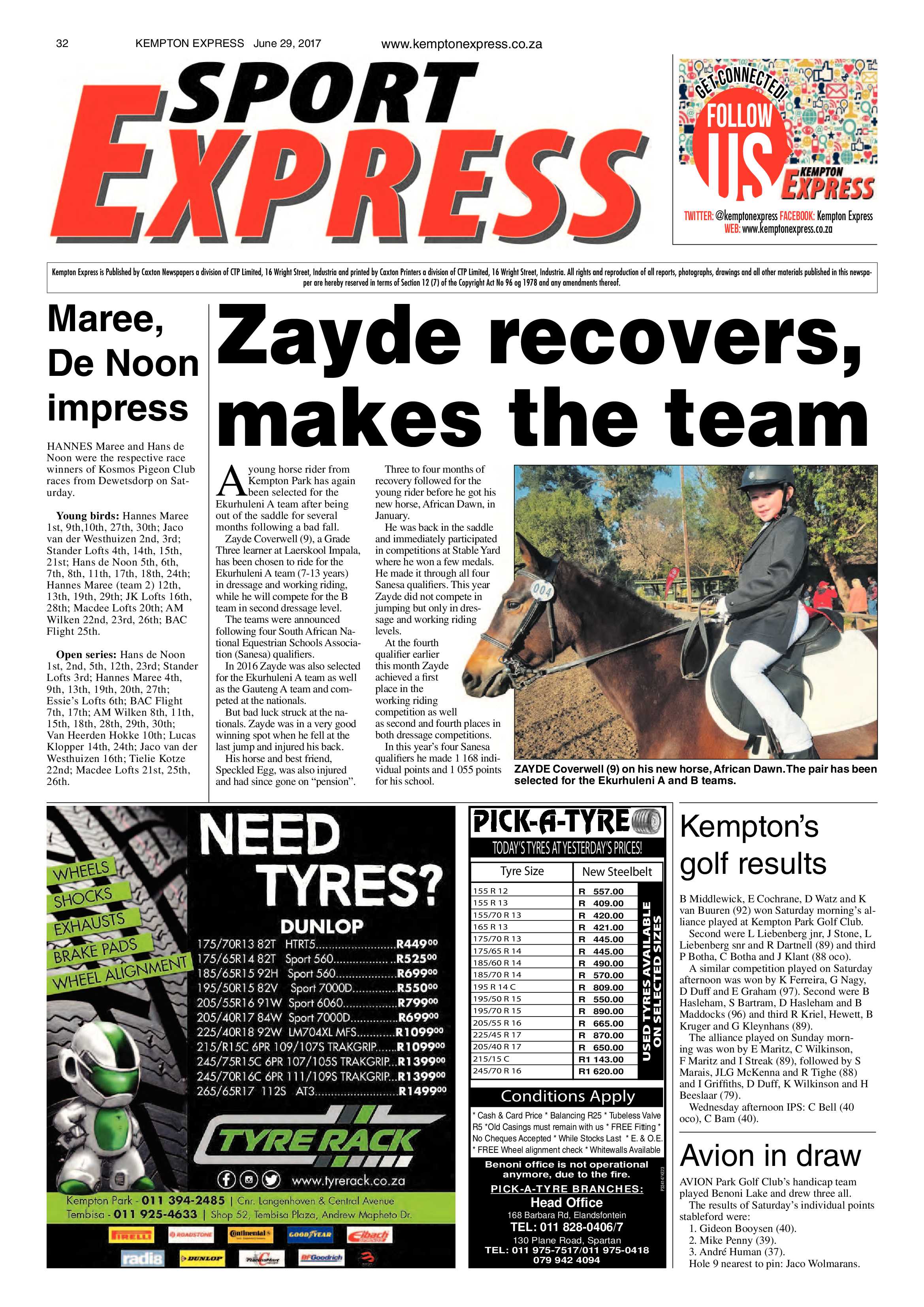 Kempton Express 29 June 2017 page 32