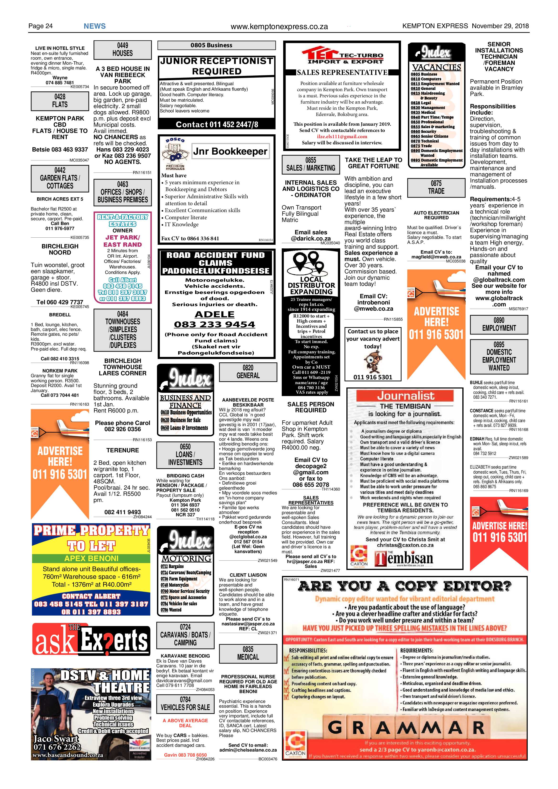 Kempton Express 29 Novemeber 2018 page 24