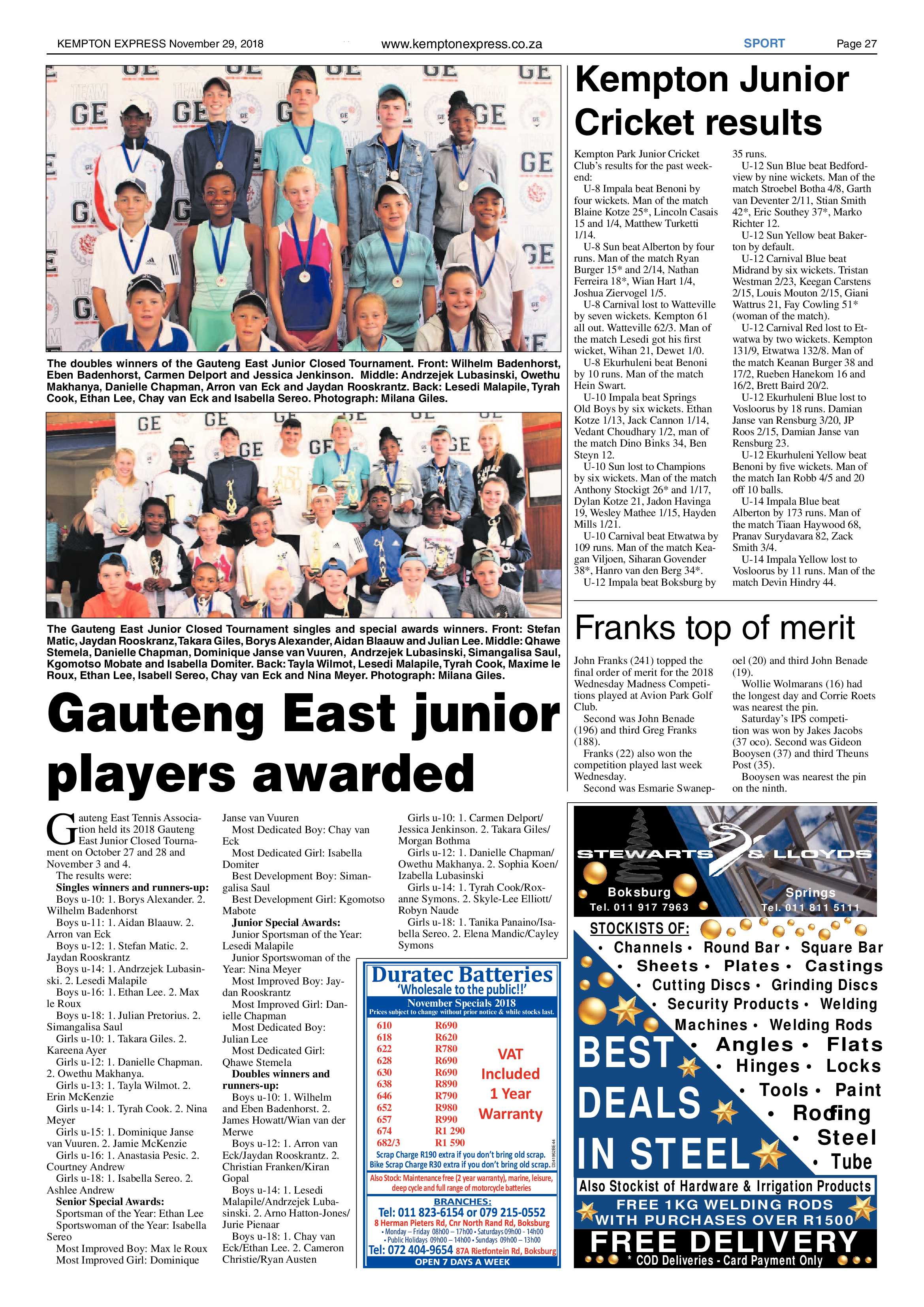 Kempton Express 29 Novemeber 2018 page 27