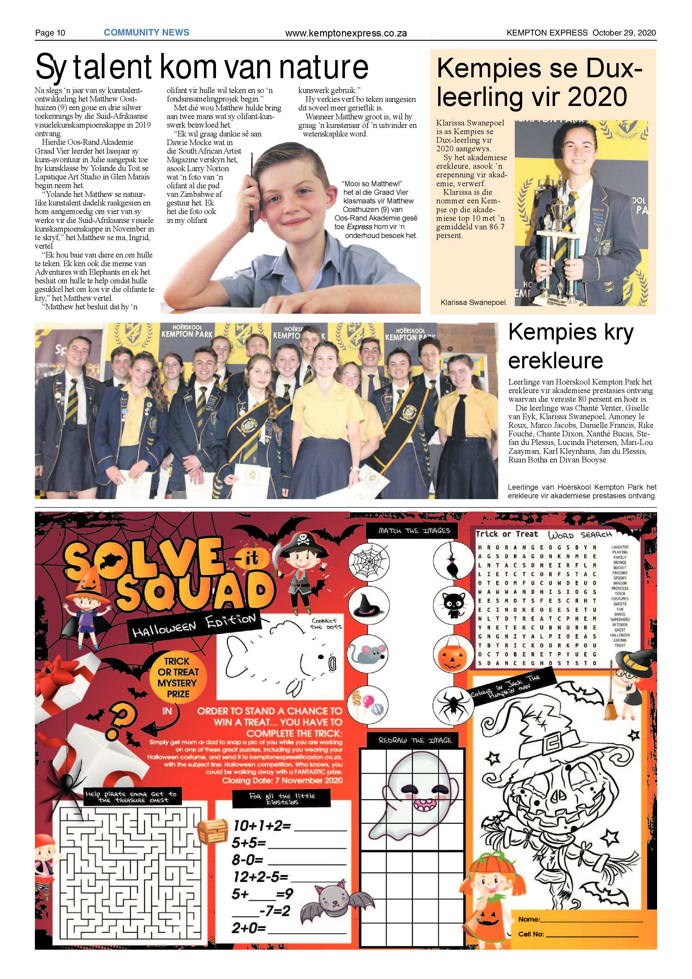 Kempton Express 29 October  2020 page 10