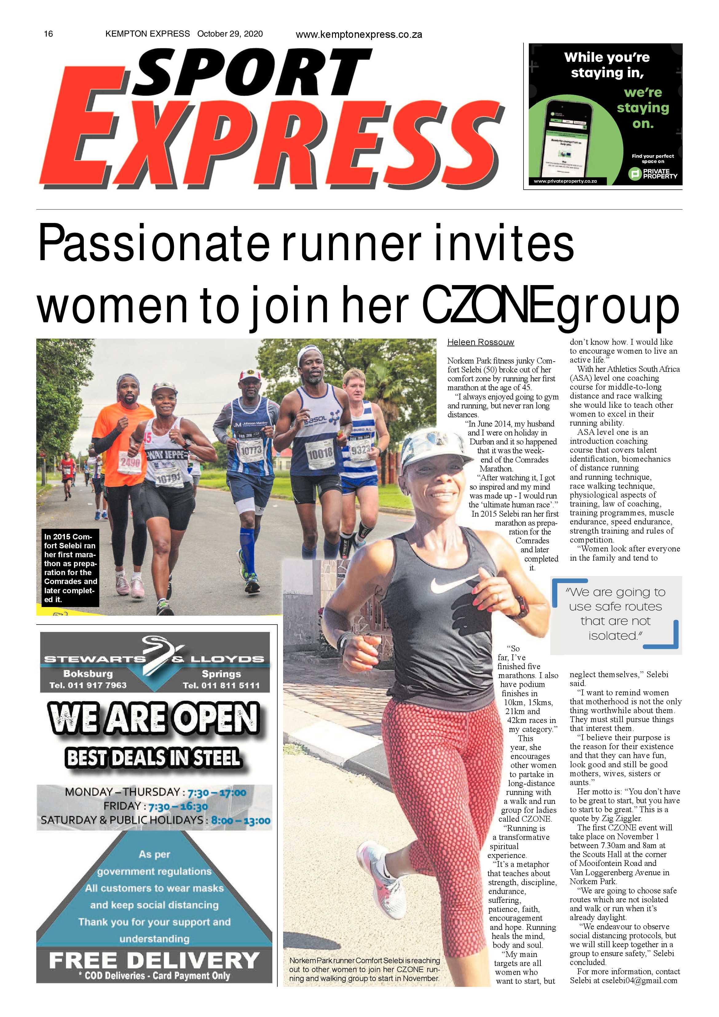 Kempton Express 29 October  2020 page 16