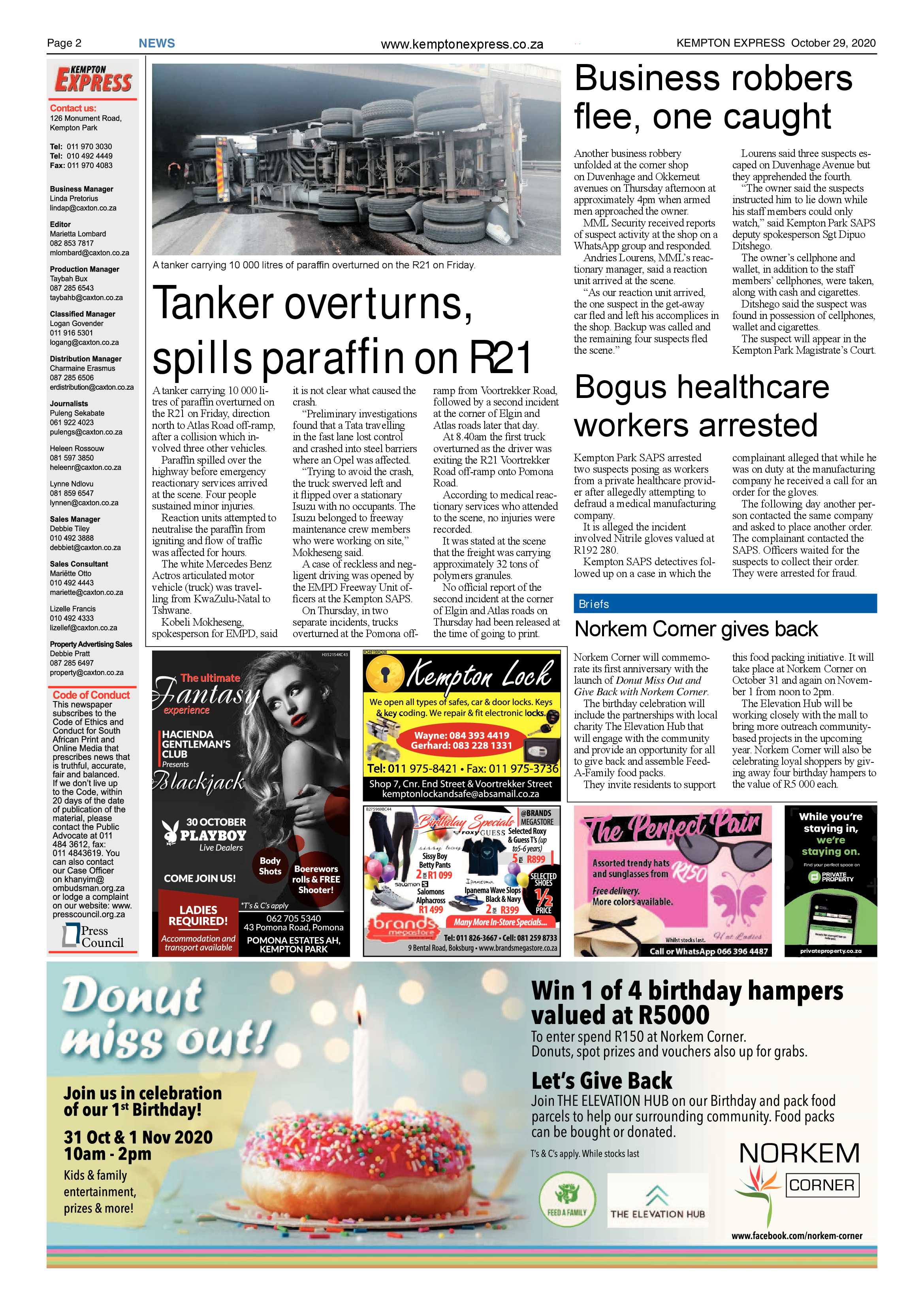 Kempton Express 29 October  2020 page 2