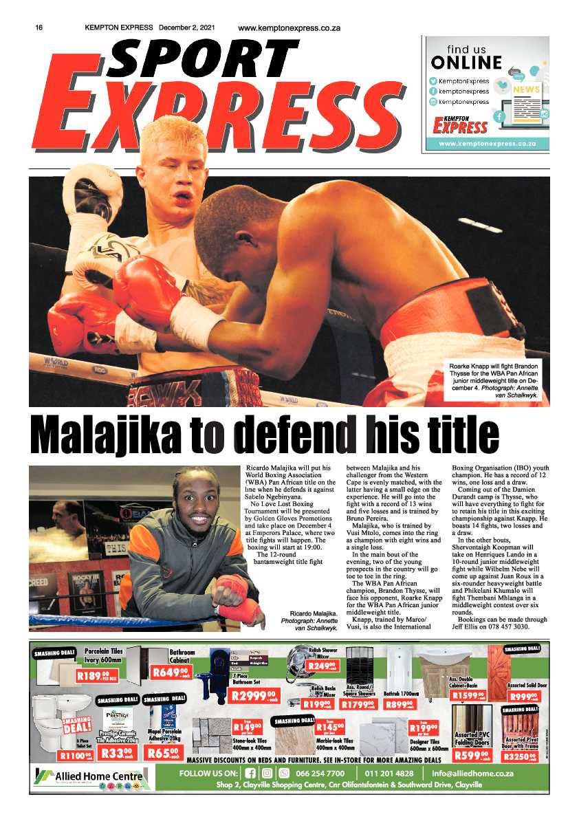Kempton Express 2 December 2021 page 16