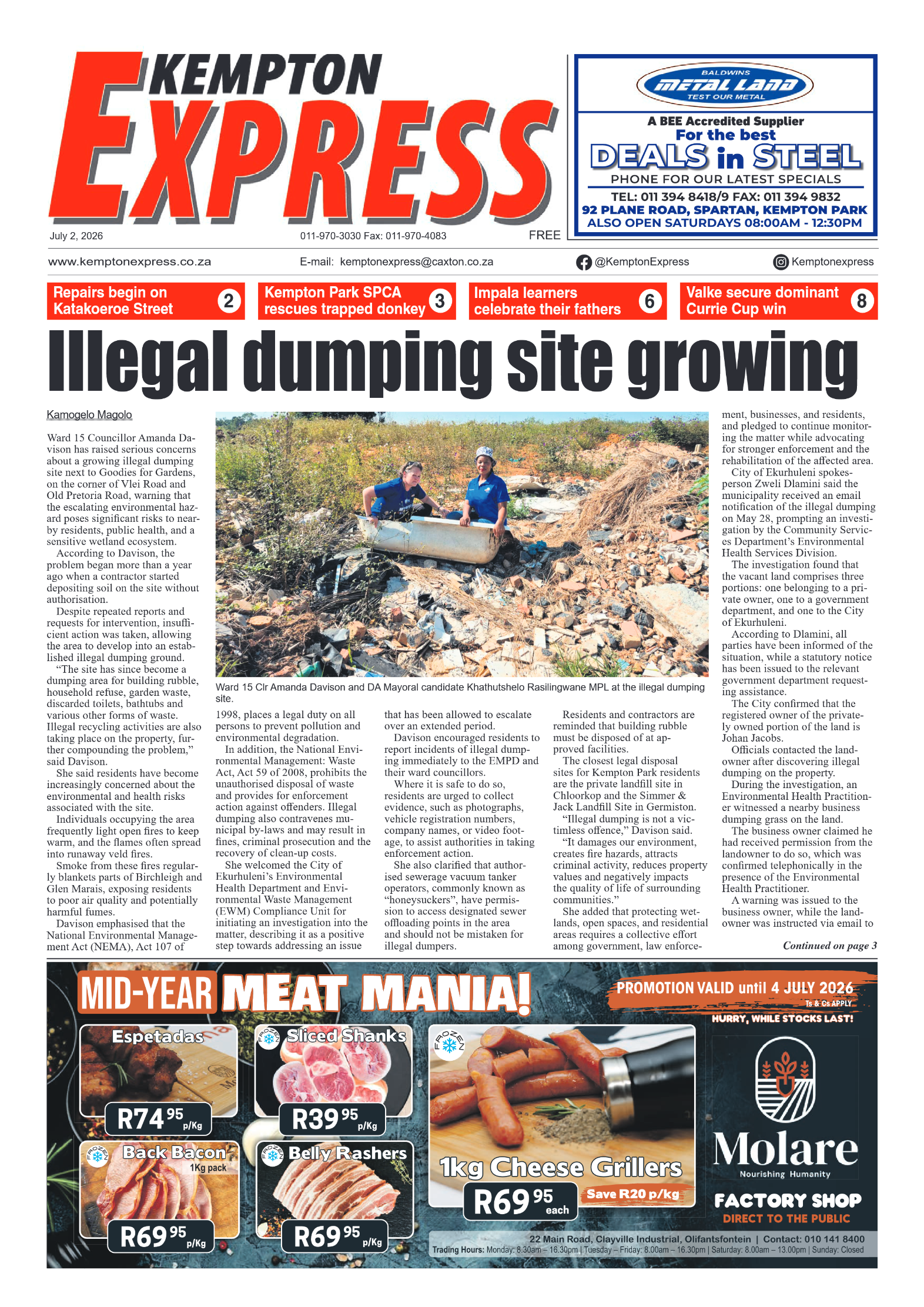 Kempton Express 2 July 2026 page 1