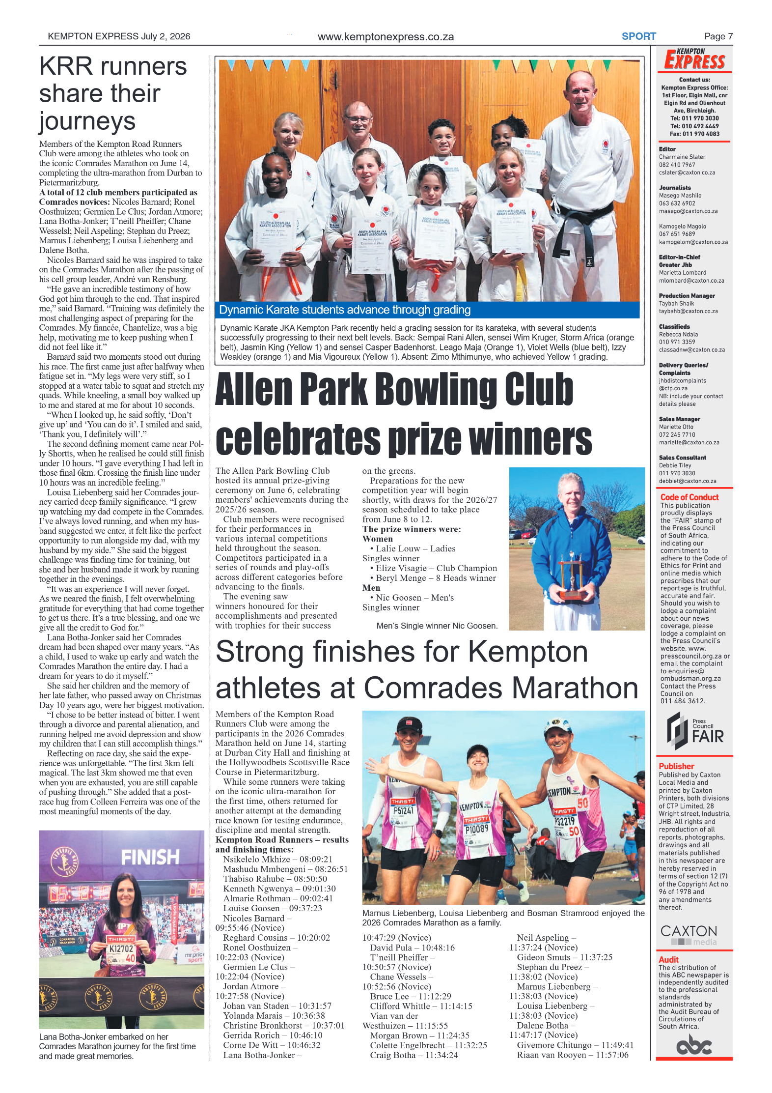 Kempton Express 2 July 2026 page 7
