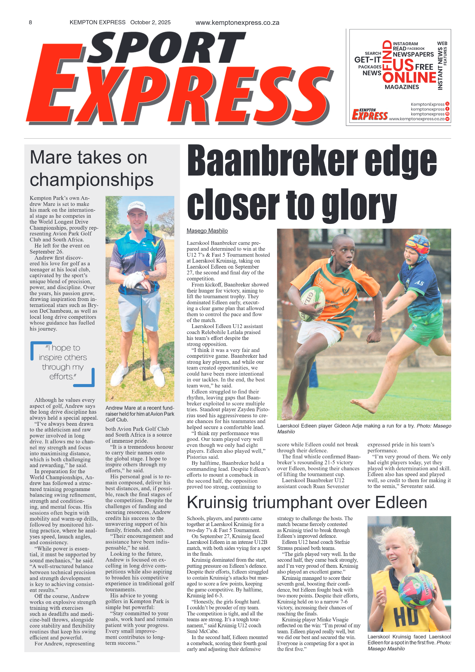 Kempton Express 2 October 2025 page 8