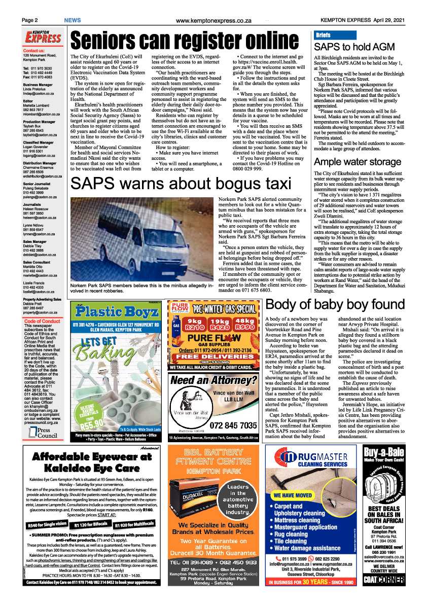 Kempton Express 30 April 2021 page 2