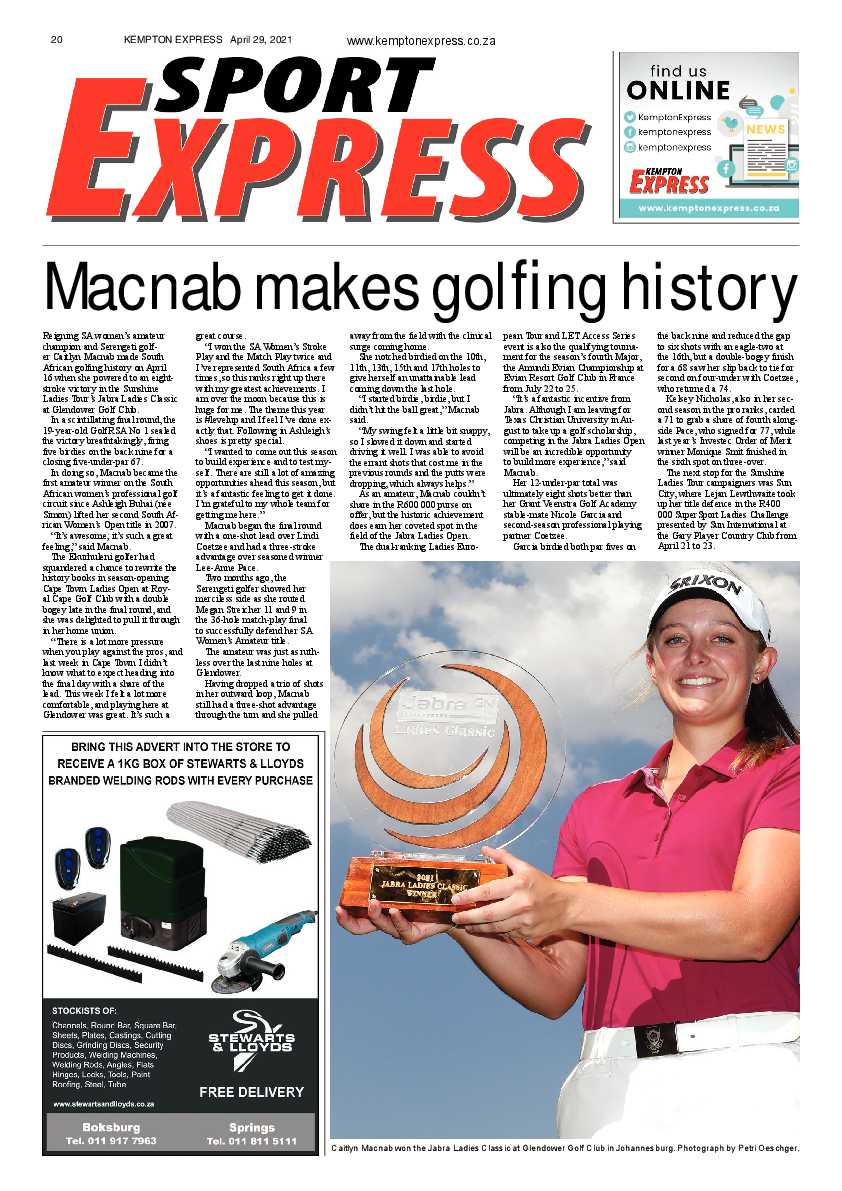 Kempton Express 30 April 2021 page 20