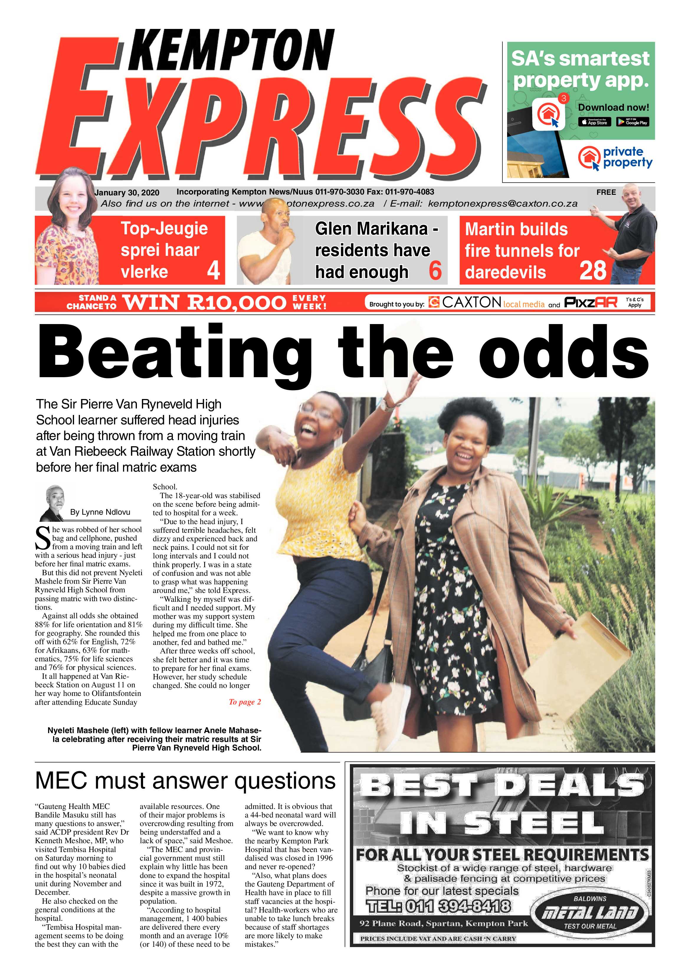 Kempton Express 30 January 2020 page 1