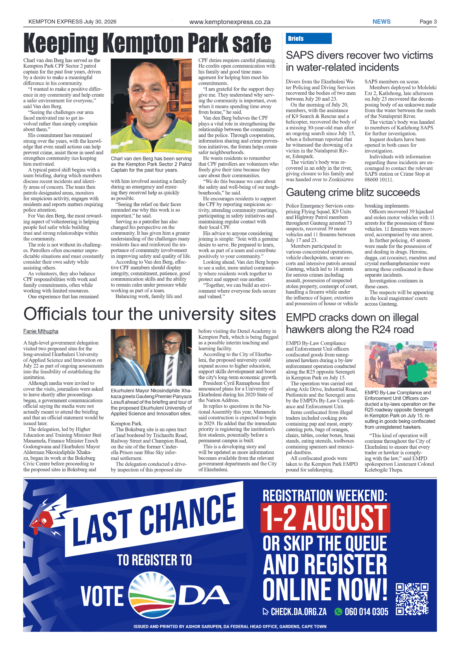 Kempton Express 30 July 2026 page 3