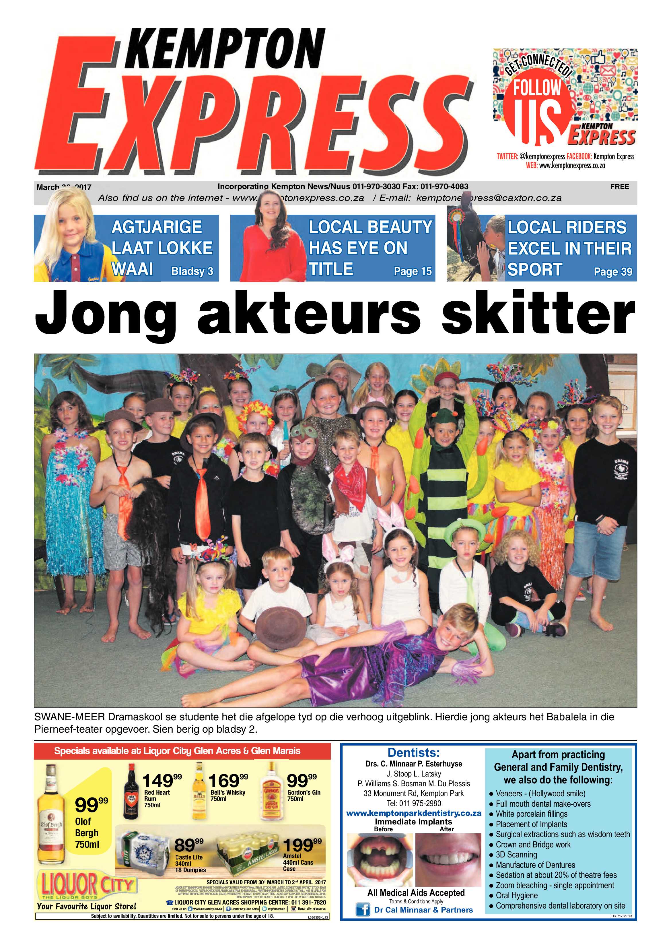 Kempton Express 30 March 2017 page 1