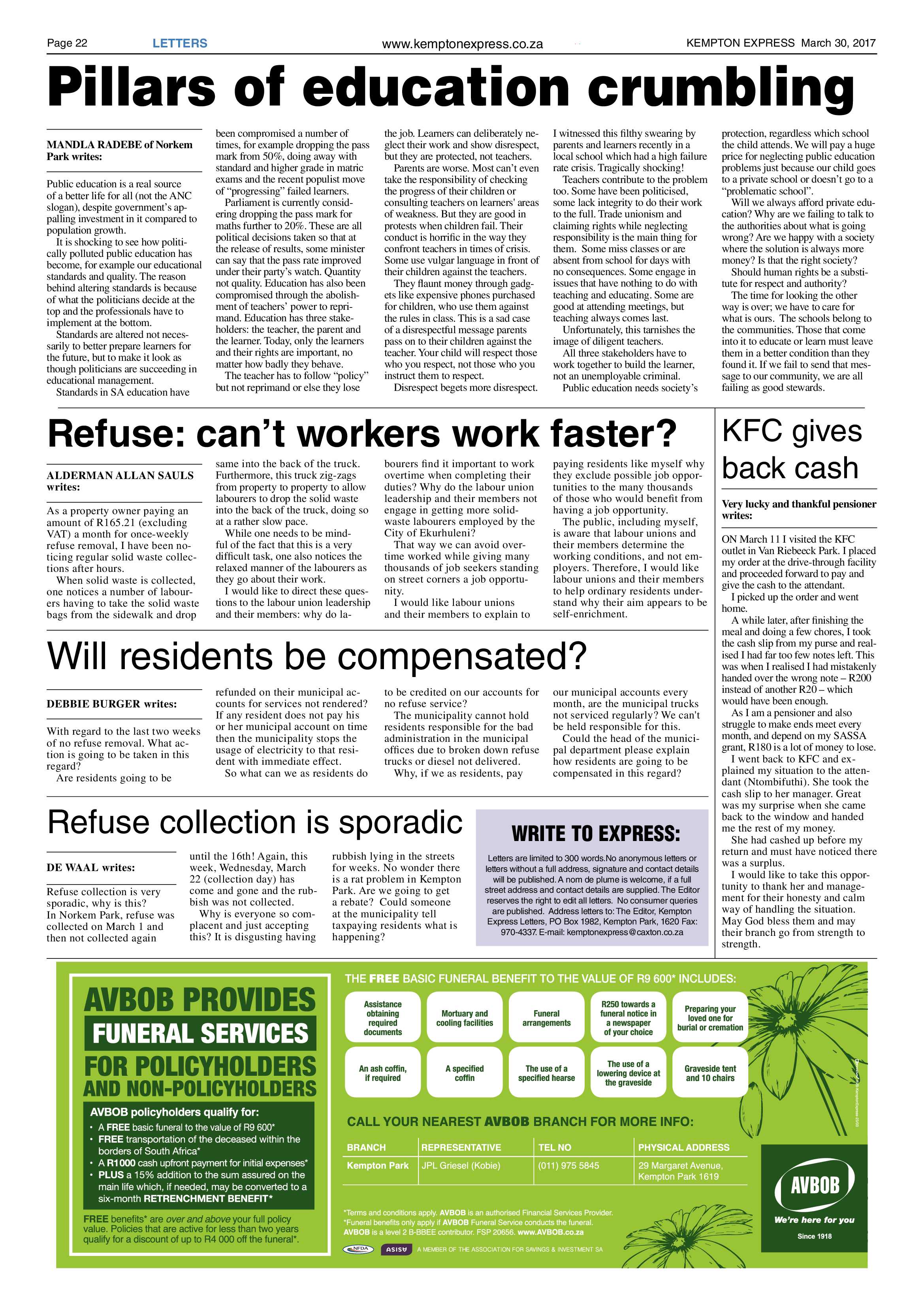 Kempton Express 30 March 2017 page 22