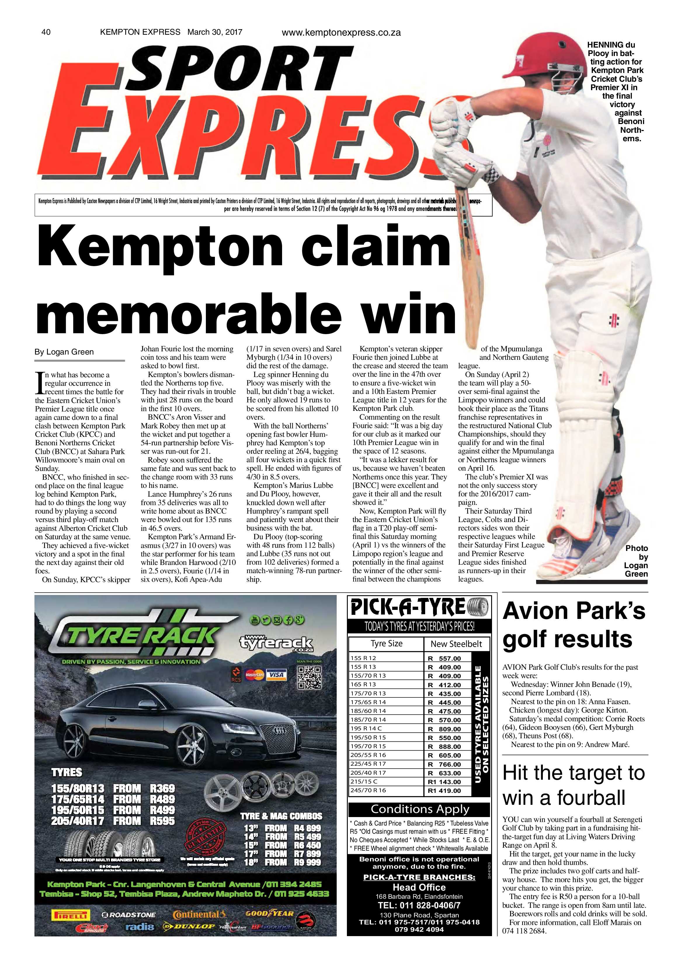Kempton Express 30 March 2017 page 40