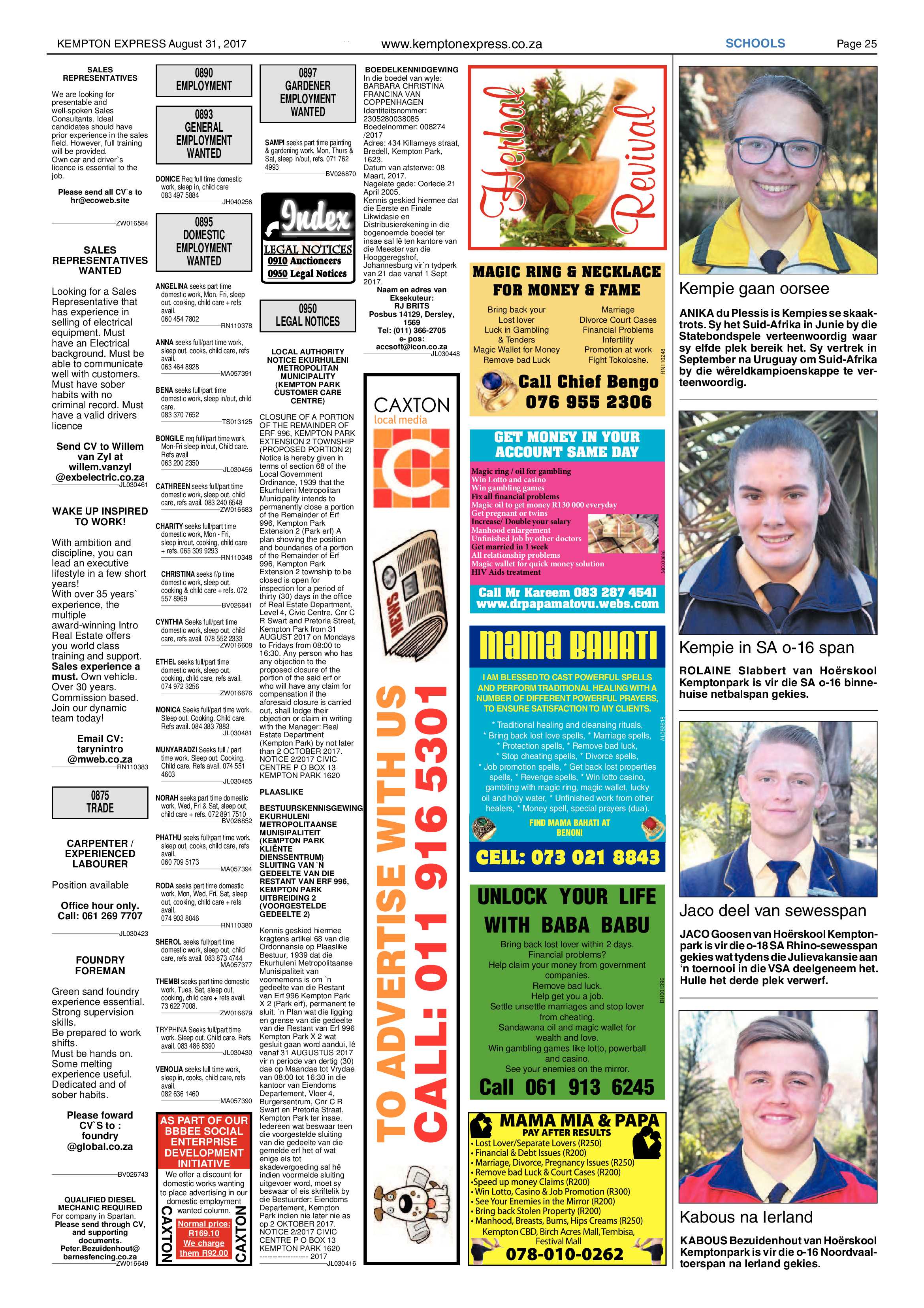 Kempton Express 31 August 2017 page 25