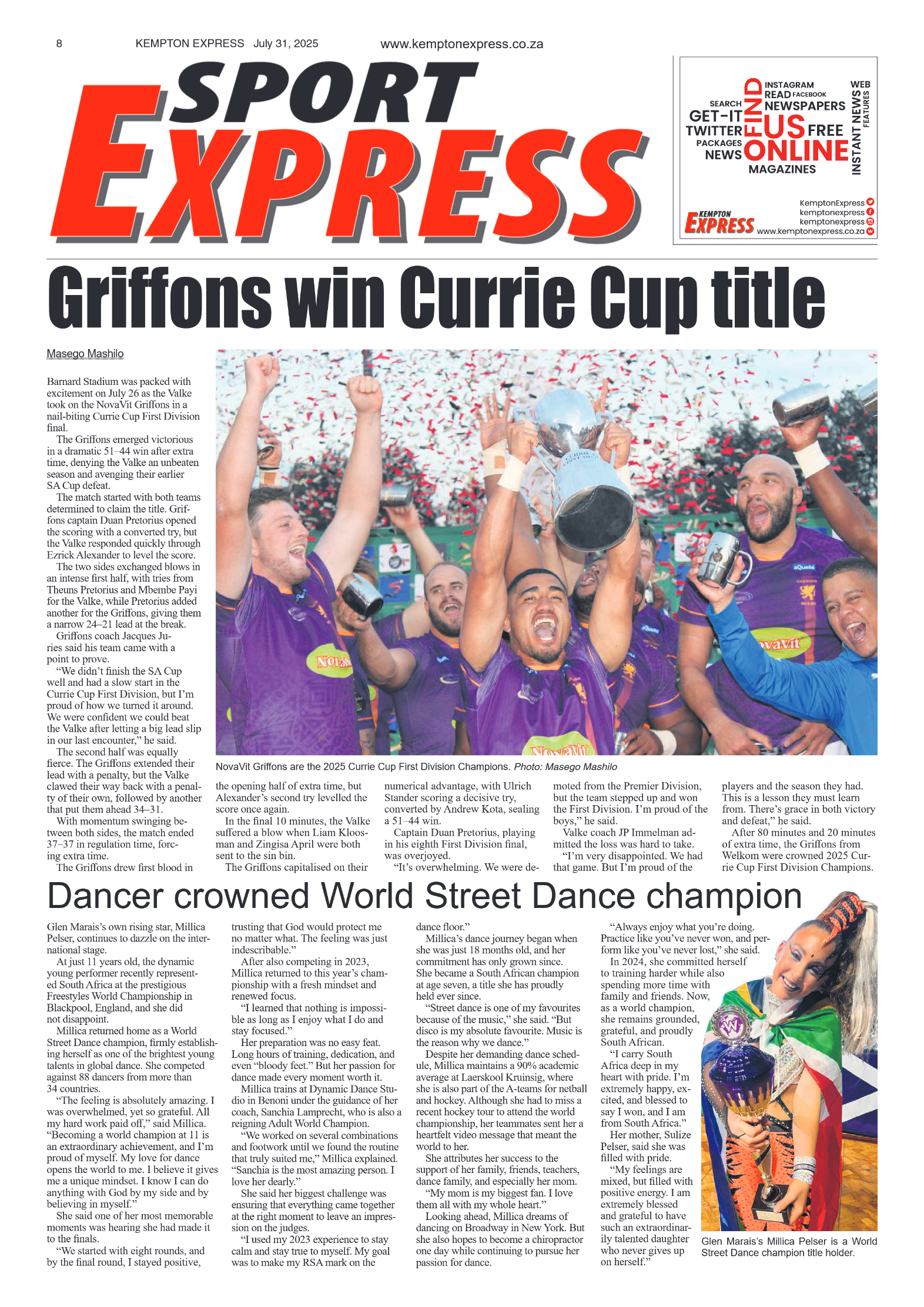 Kempton Express 31 July 2025 page 16