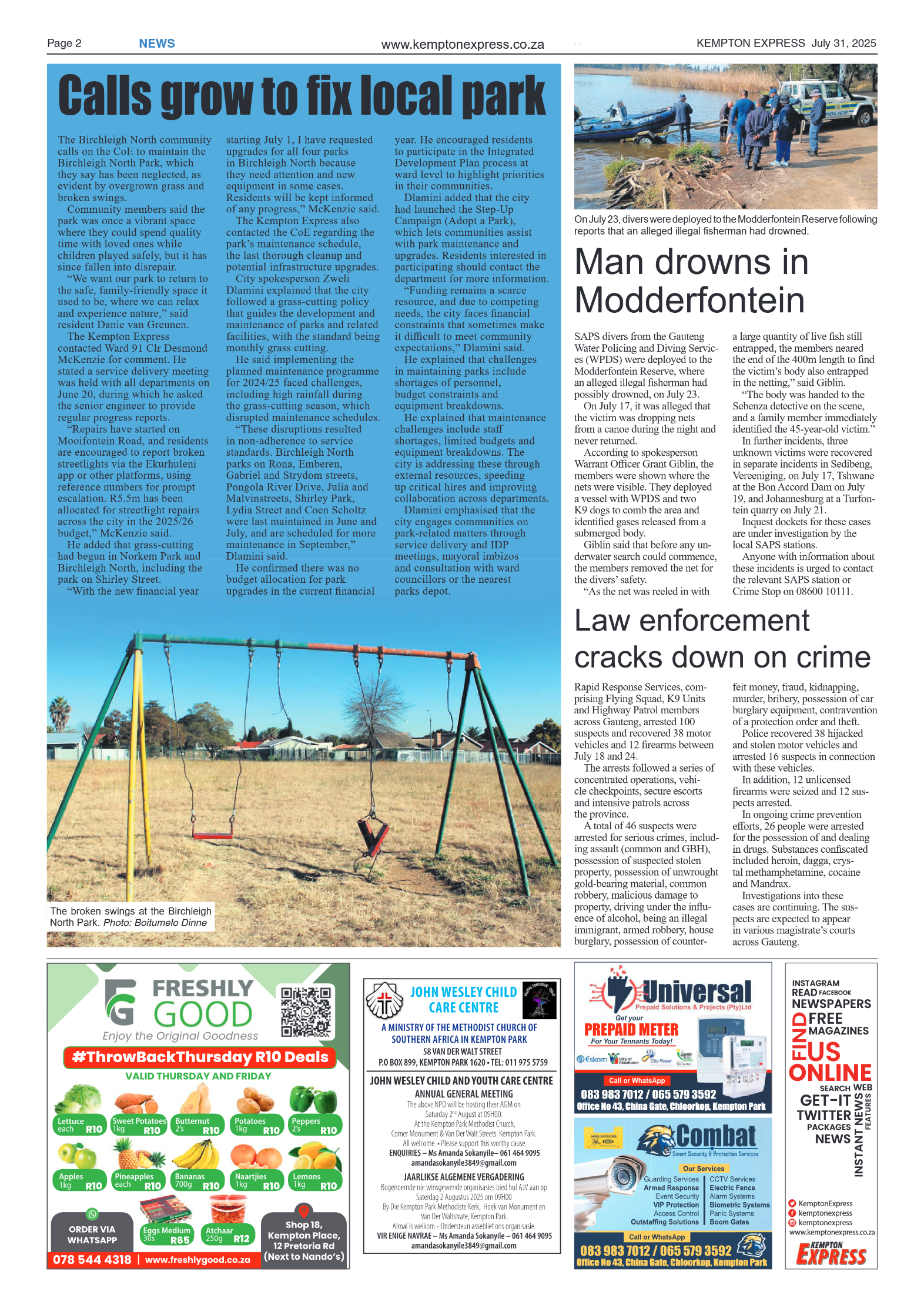 Kempton Express 31 July 2025 page 2