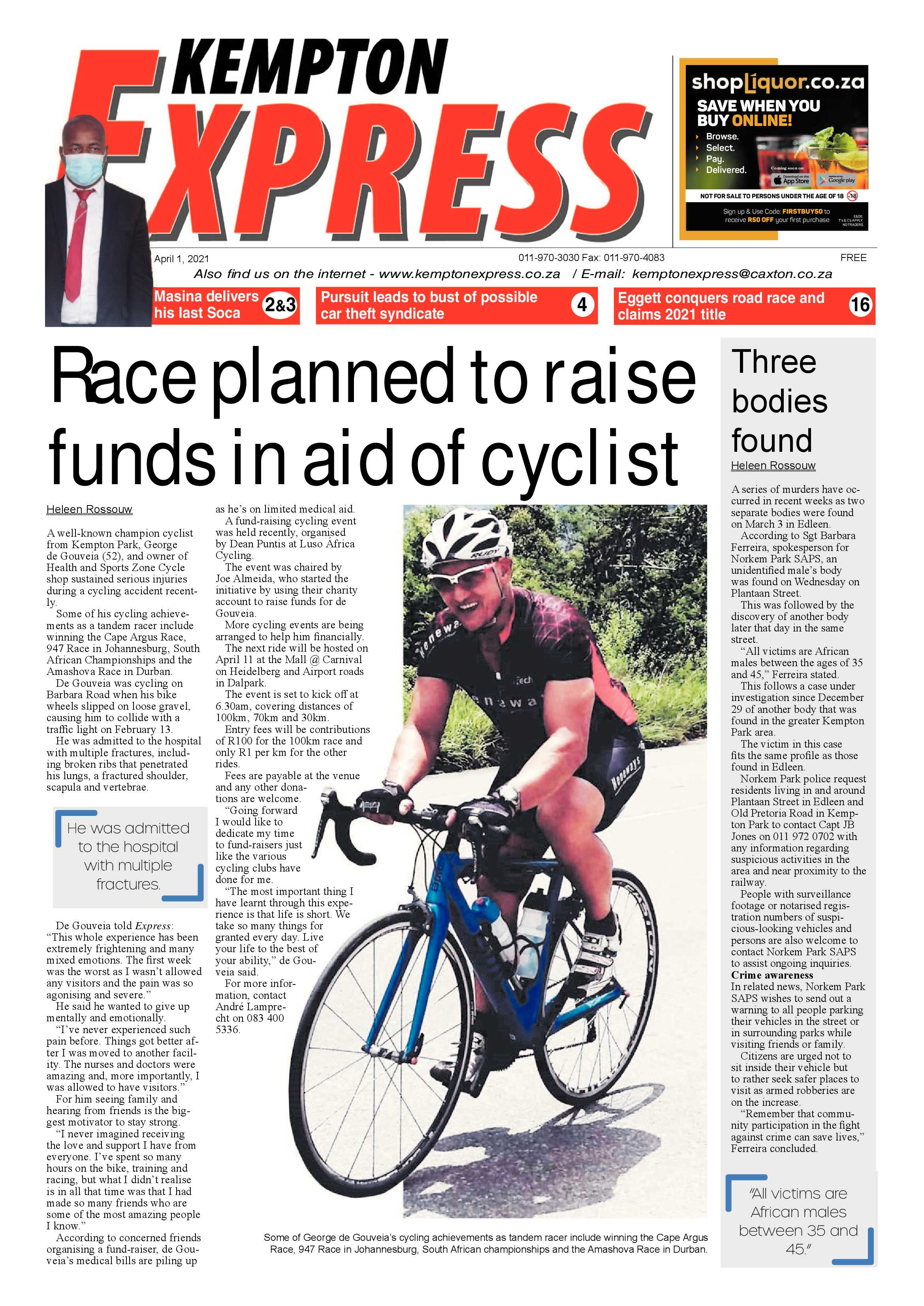 Kempton Express 31 March 2021 page 1