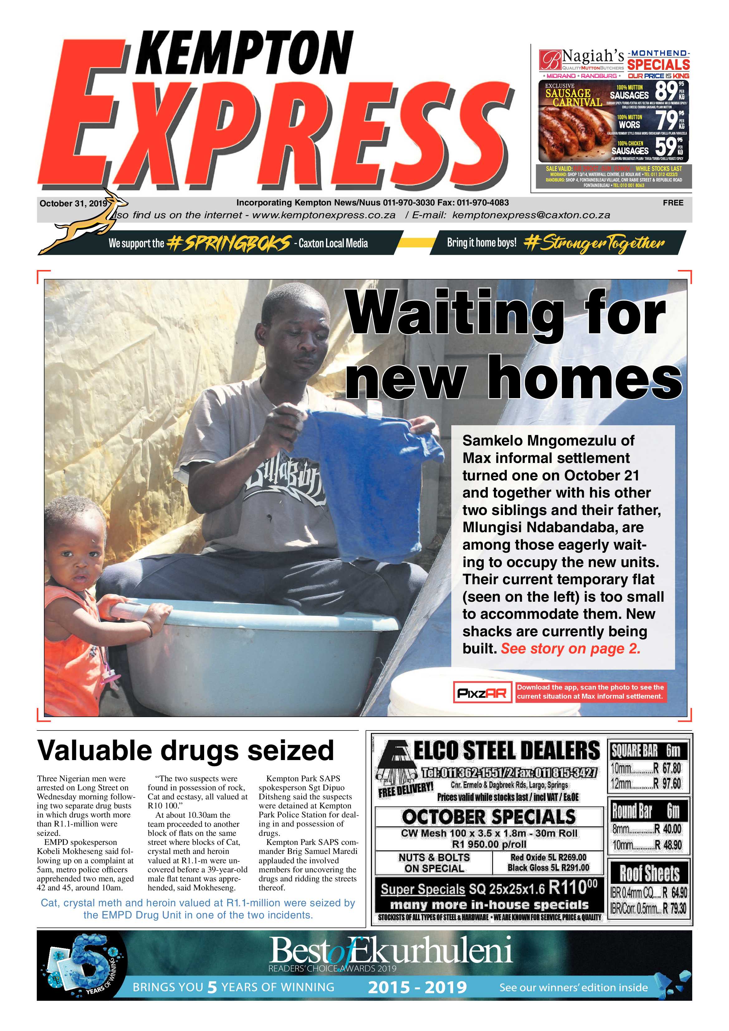 Kempton Express 31 October 2019 page 1