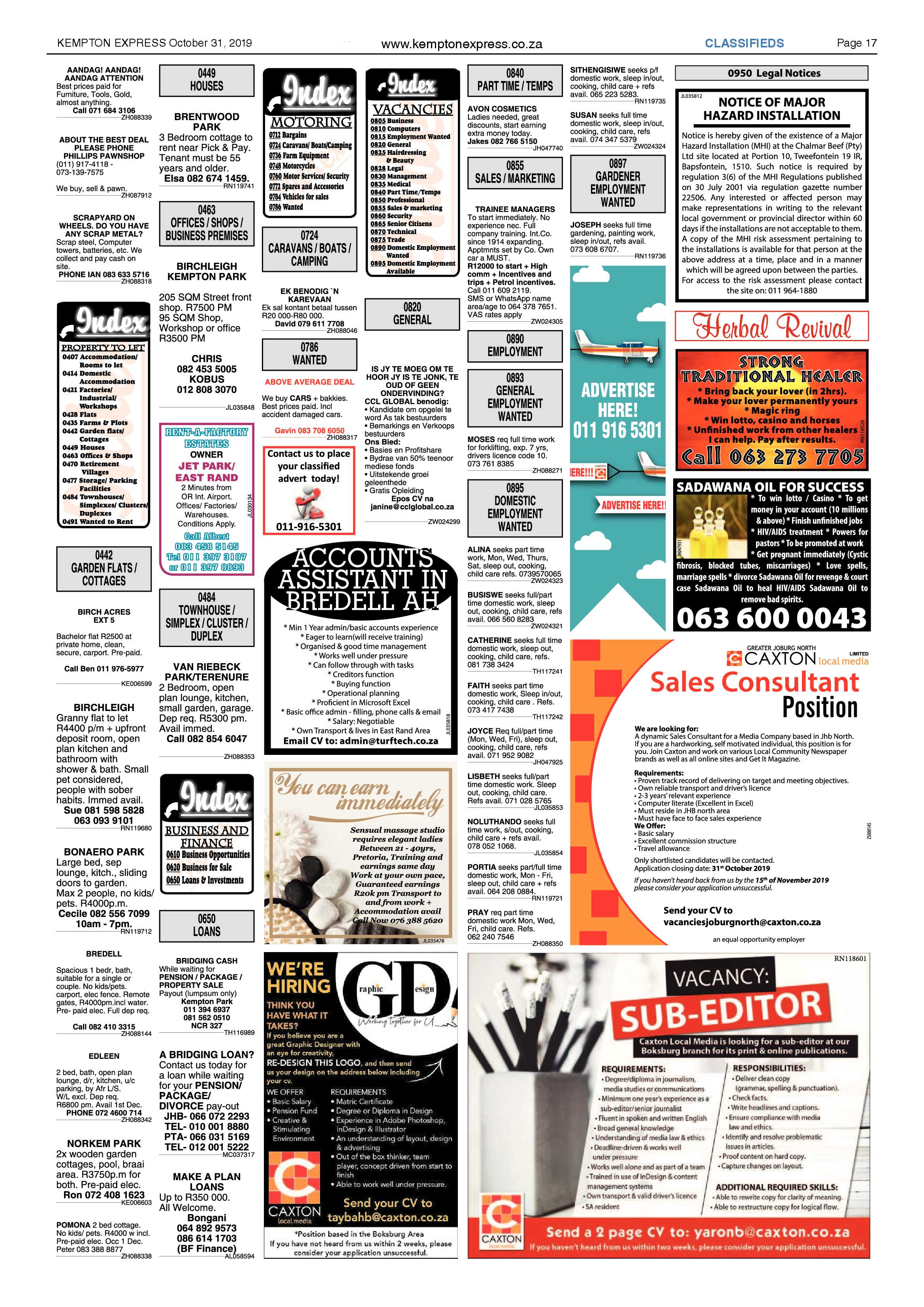 Kempton Express 31 October 2019 page 17