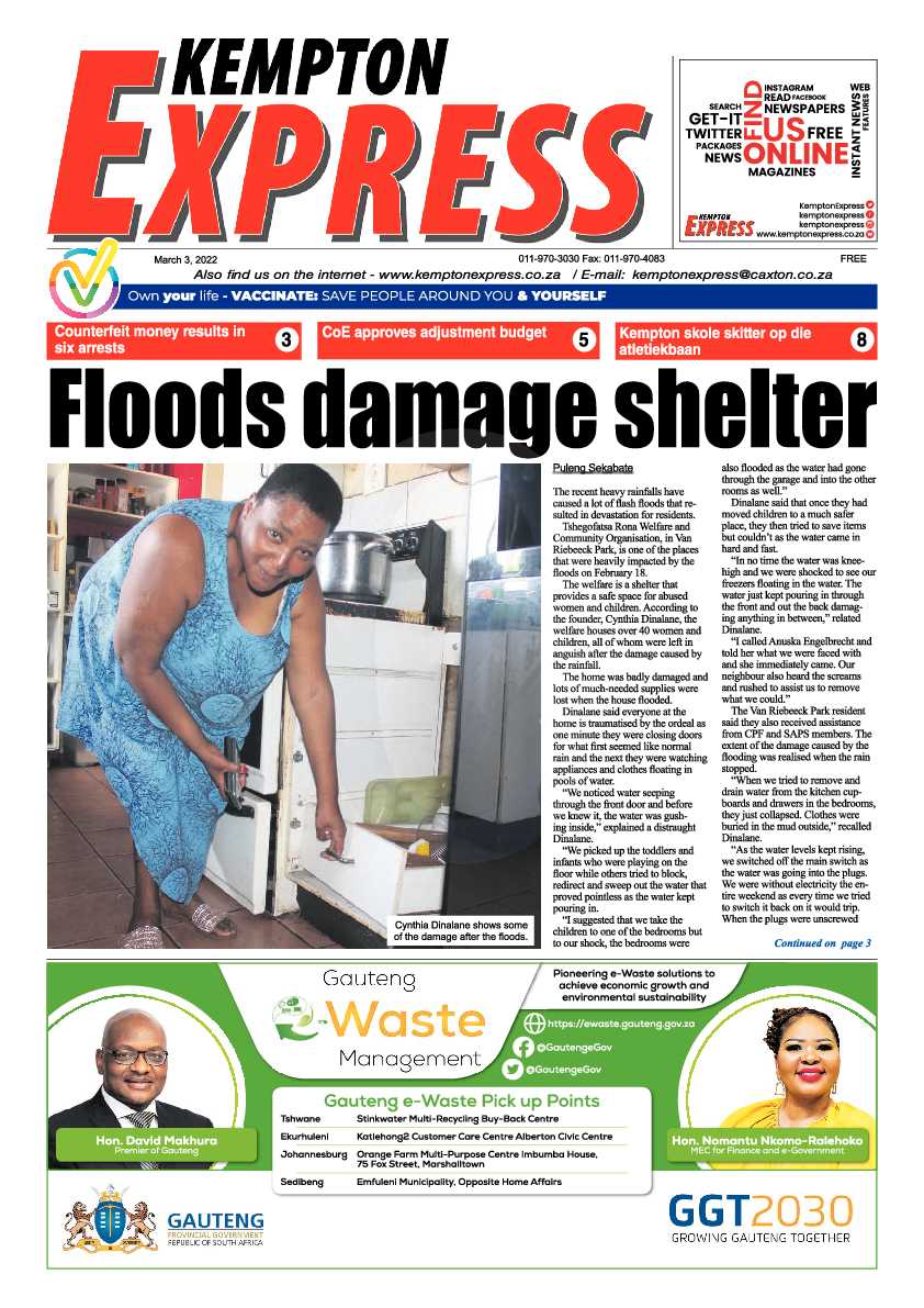 Kempton Express 3 March 2022 page 1