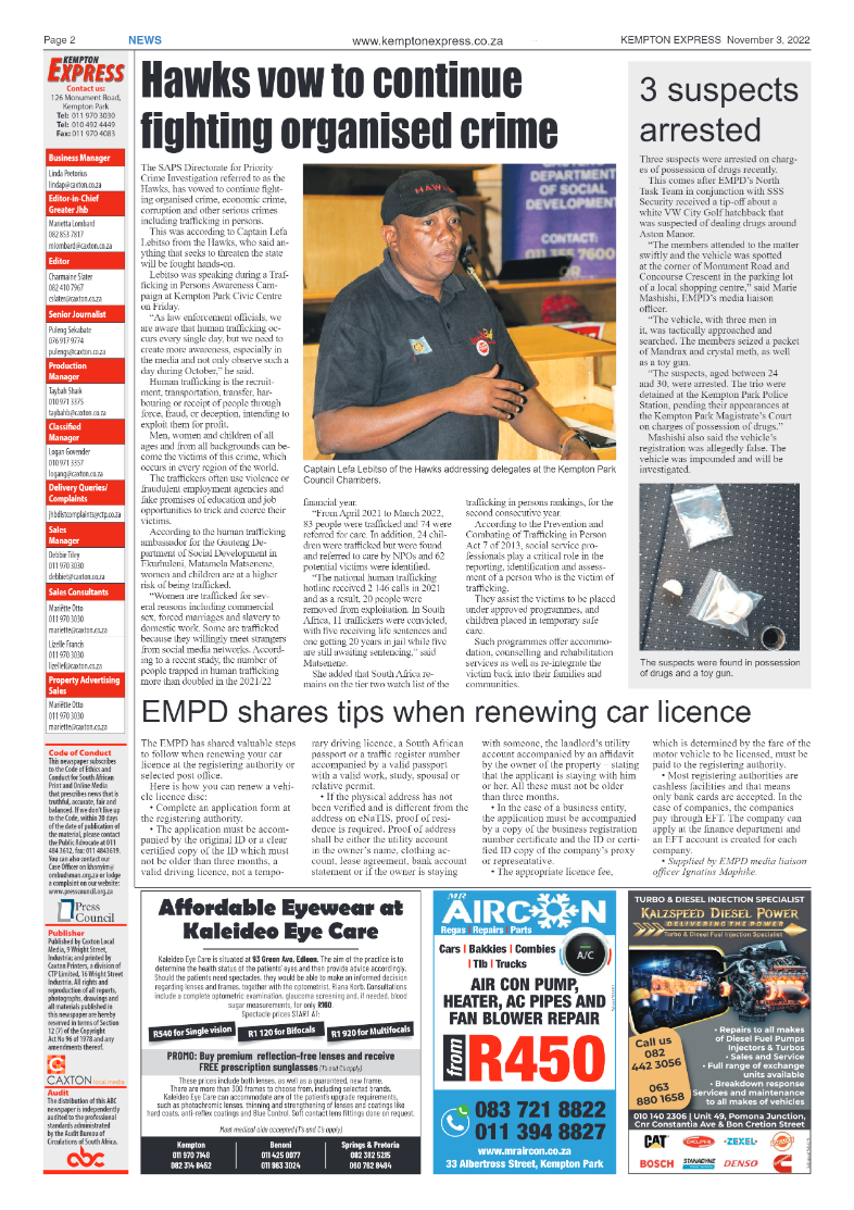 Kempton Express 3 Nov 2022 page 2