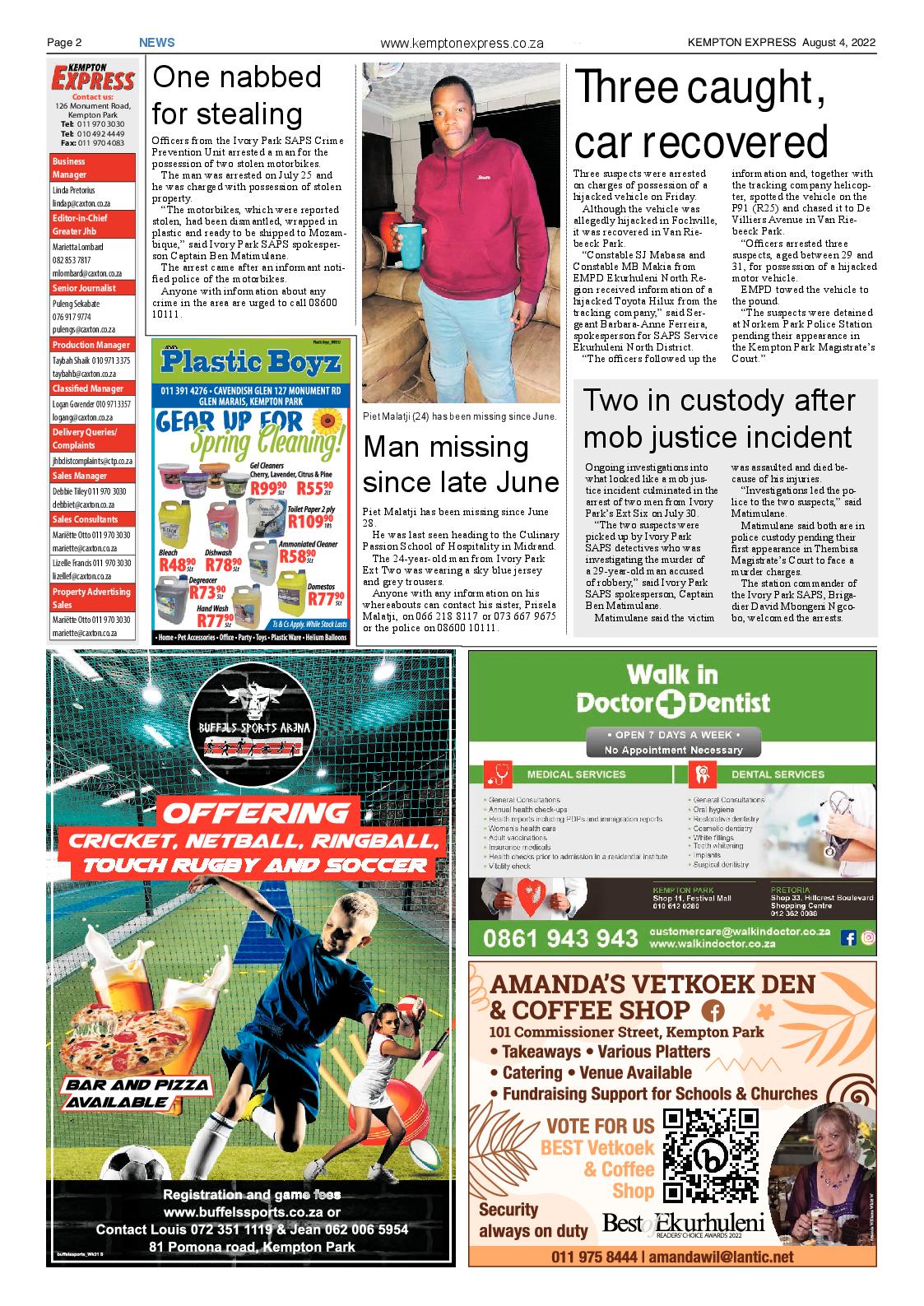 Kempton Express 4 August 2022 page 2