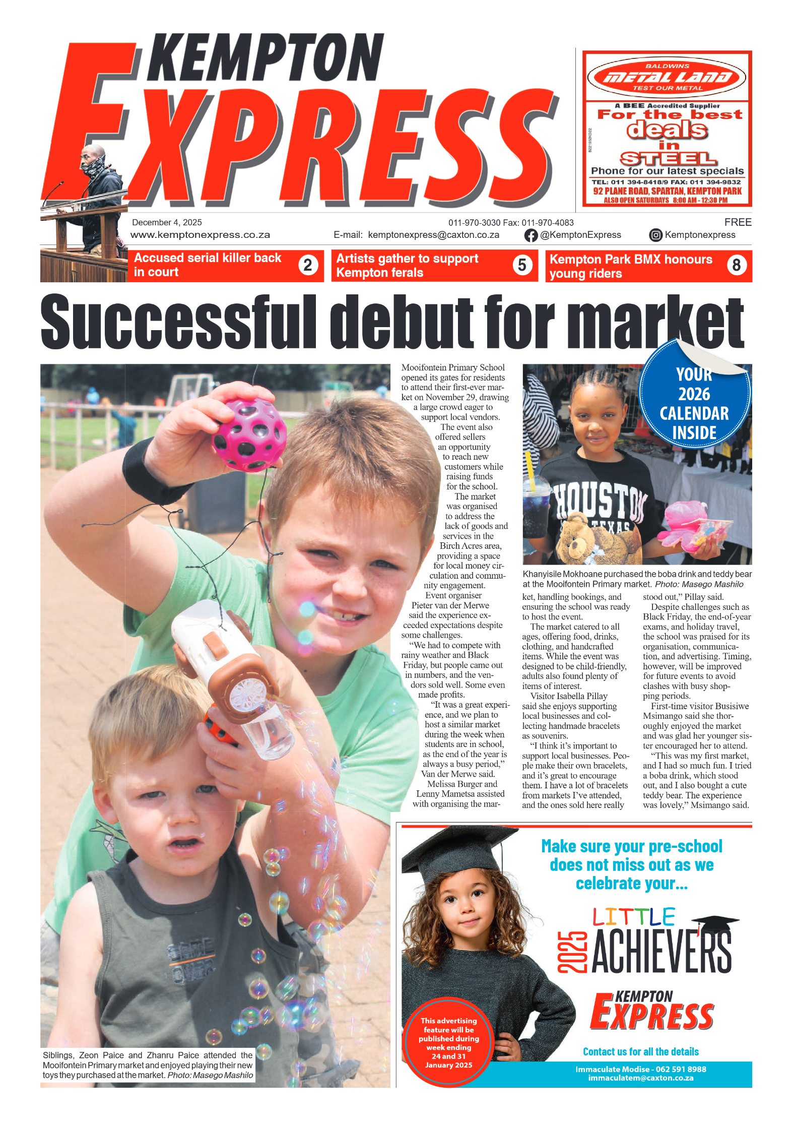 Kempton Express 4 December 2025 page 1