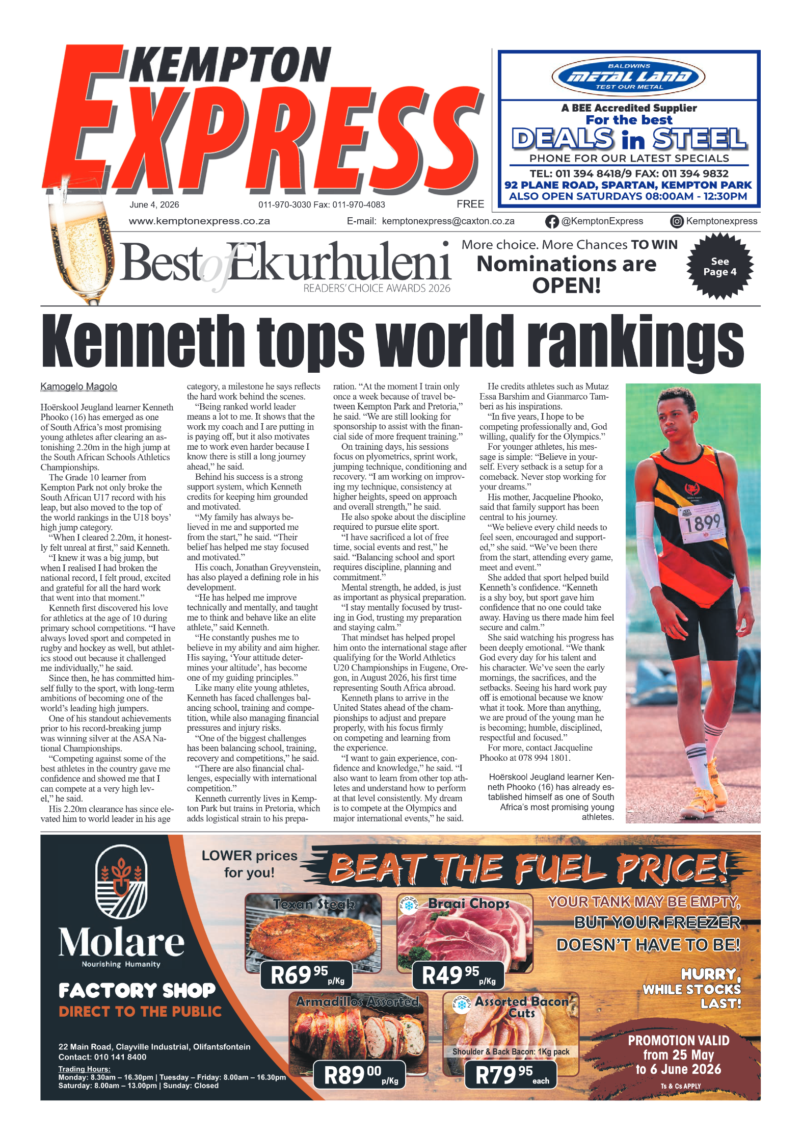 Kempton Express 4 June 2026 page 1