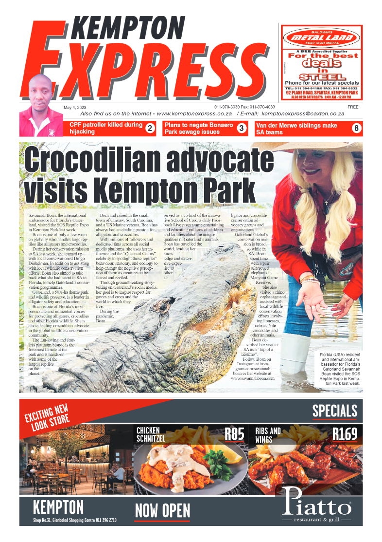 Kempton Express 4 May 2023 page 1