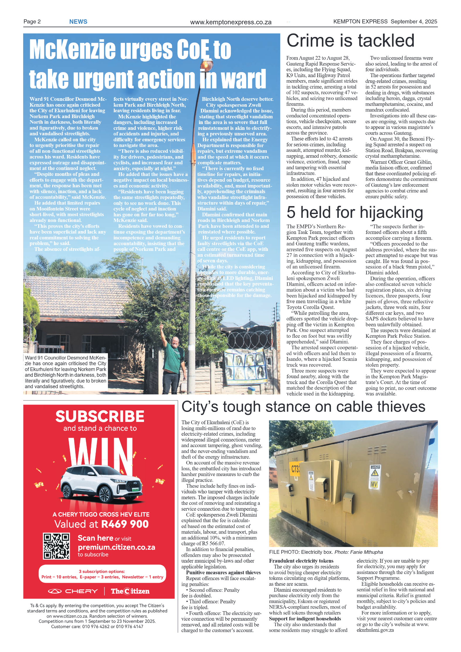 Kempton Express 4 September 2025 page 2