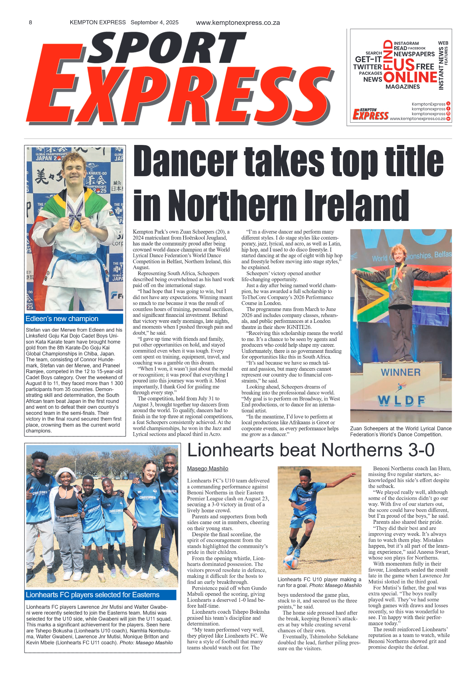 Kempton Express 4 September 2025 page 8