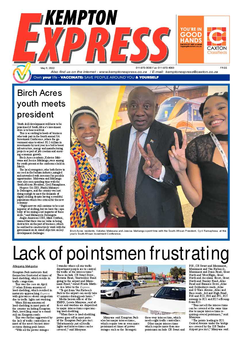 Kempton Express 5 May 2022 page 1