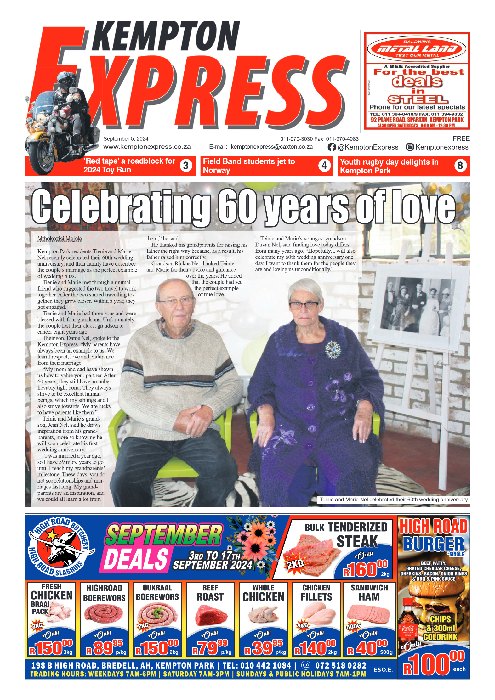 Kempton Express 5 September 2024 page 1