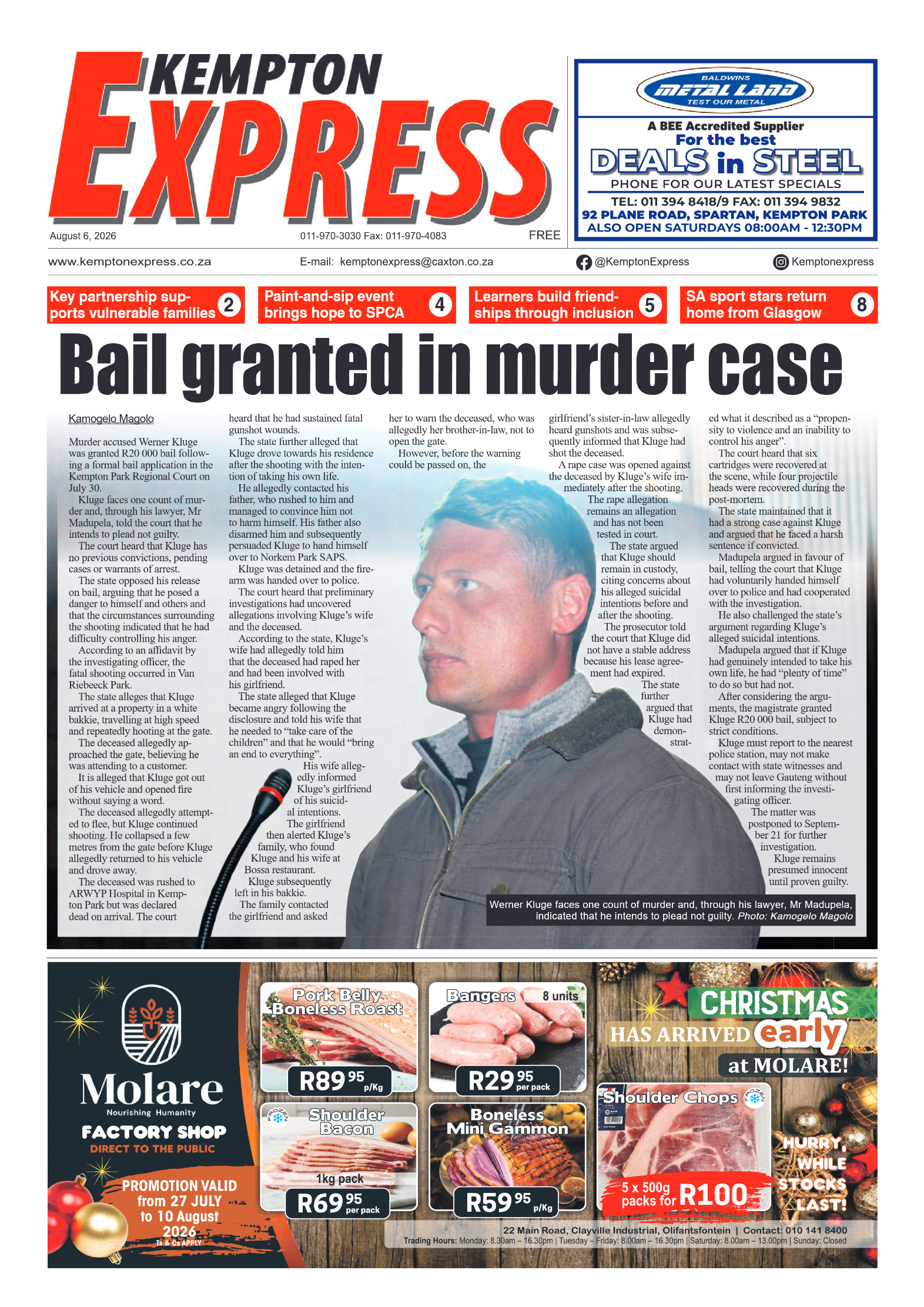 Kempton Express 6 August 2026 page 1