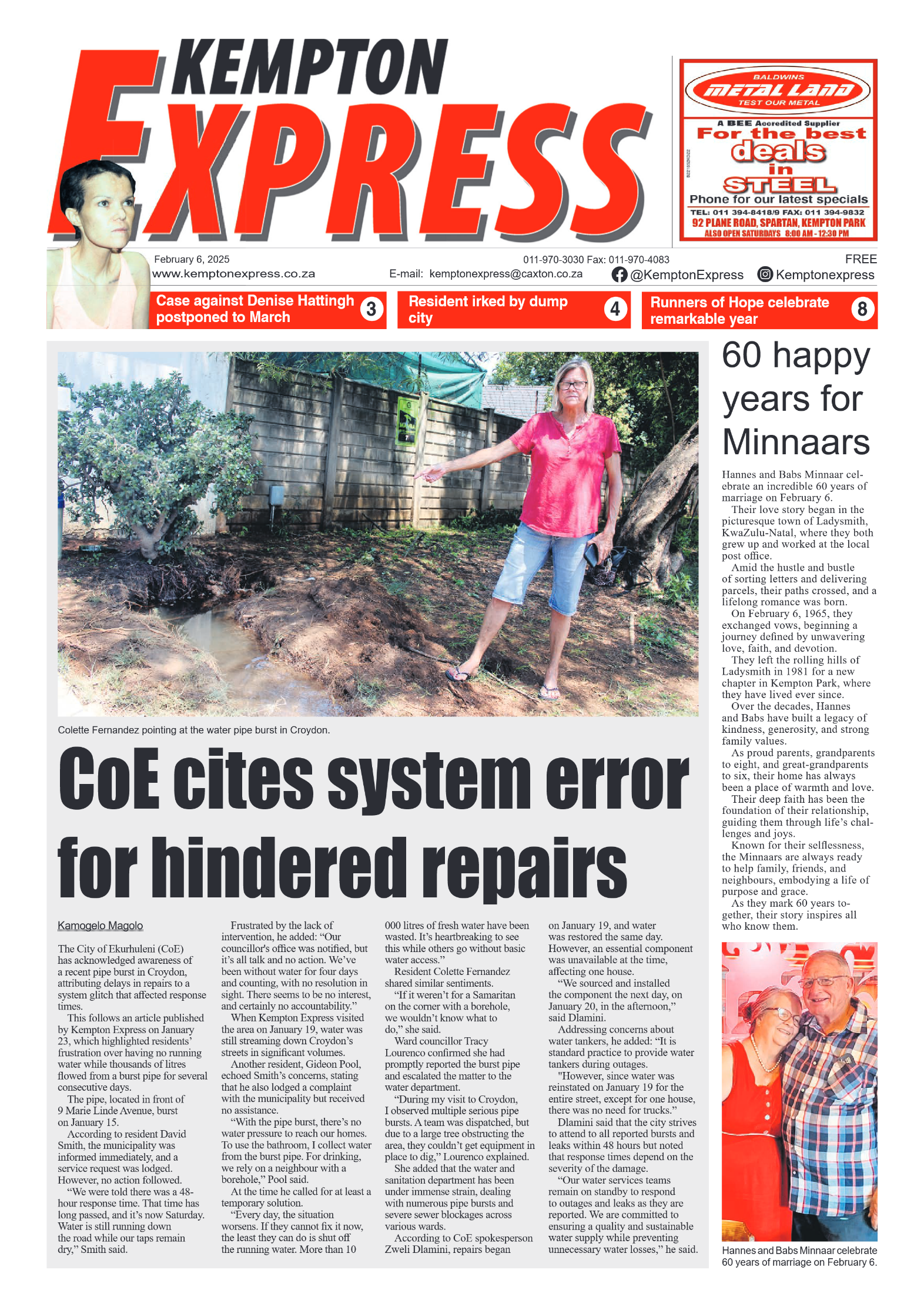 Kempton Express 6 February 2025 page 1