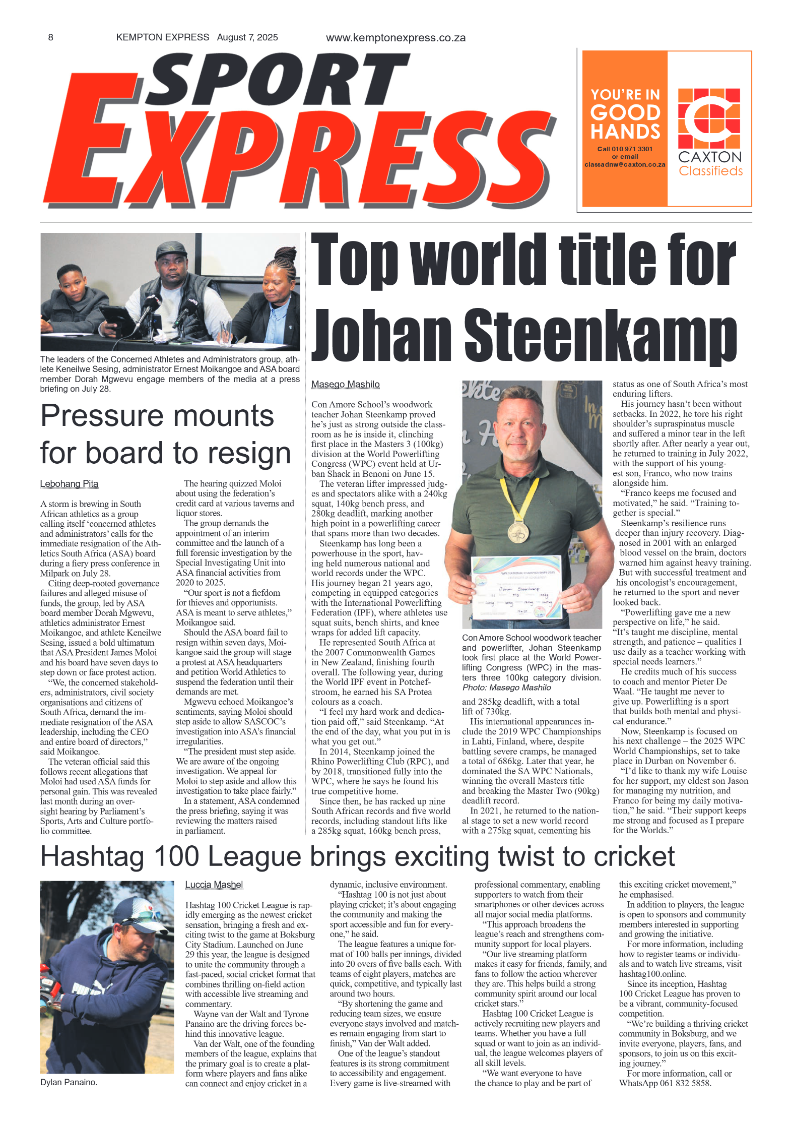 Kempton Express 7 August 2025 page 8
