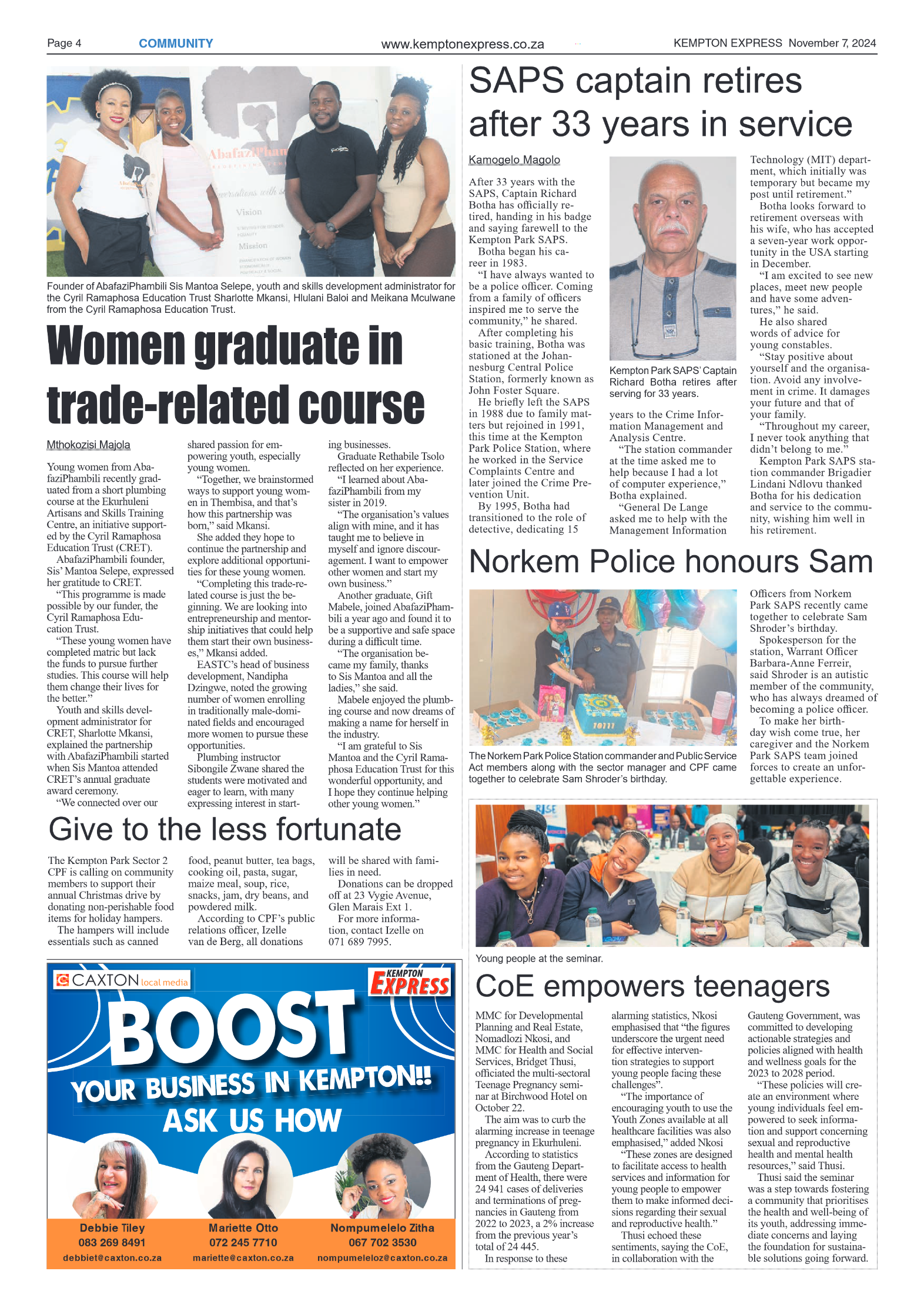 Kempton Express 7 November 2024 page 4