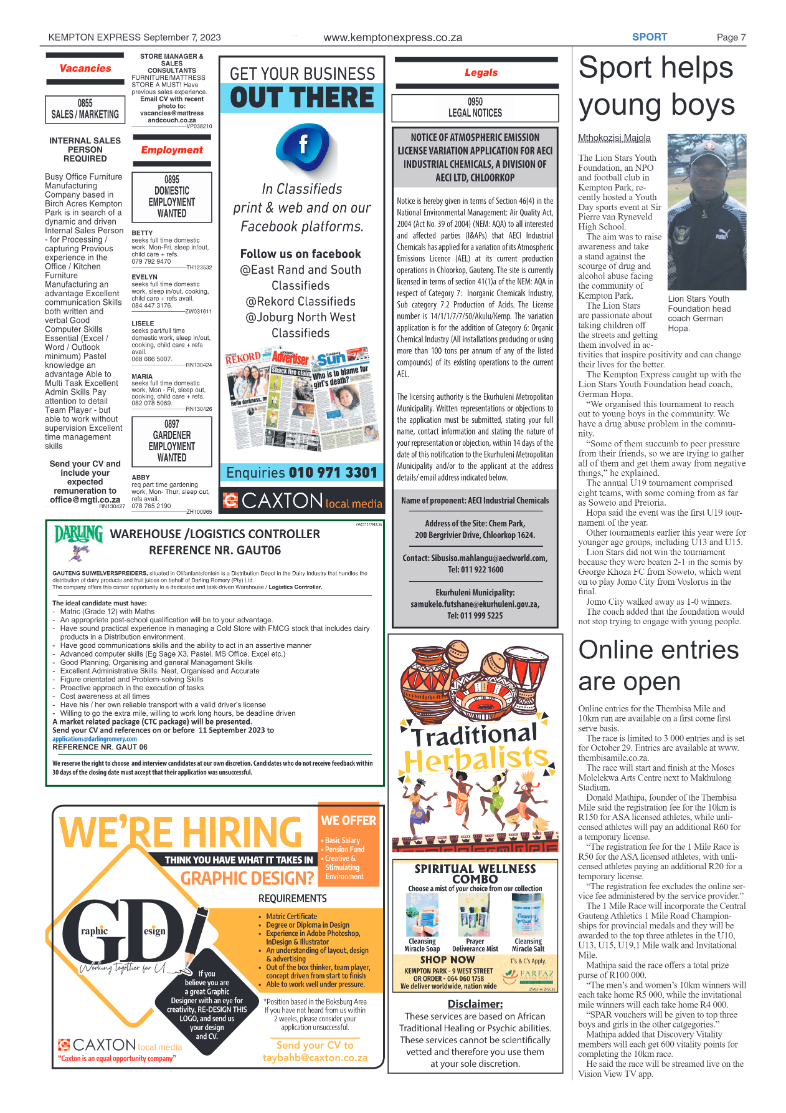 Kempton Express 7 September 2023 page 7