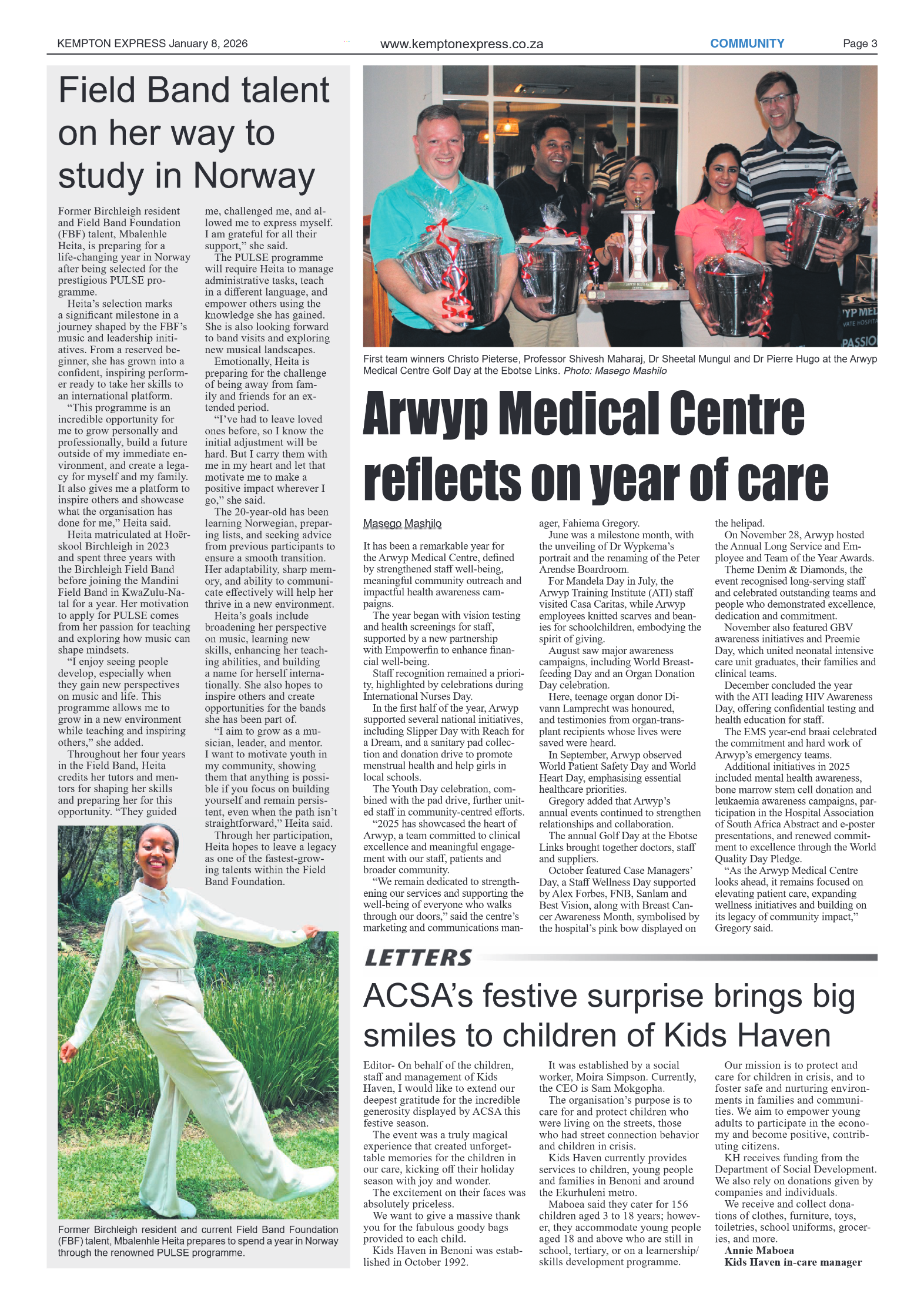 Kempton Express 8 January 2026 page 3