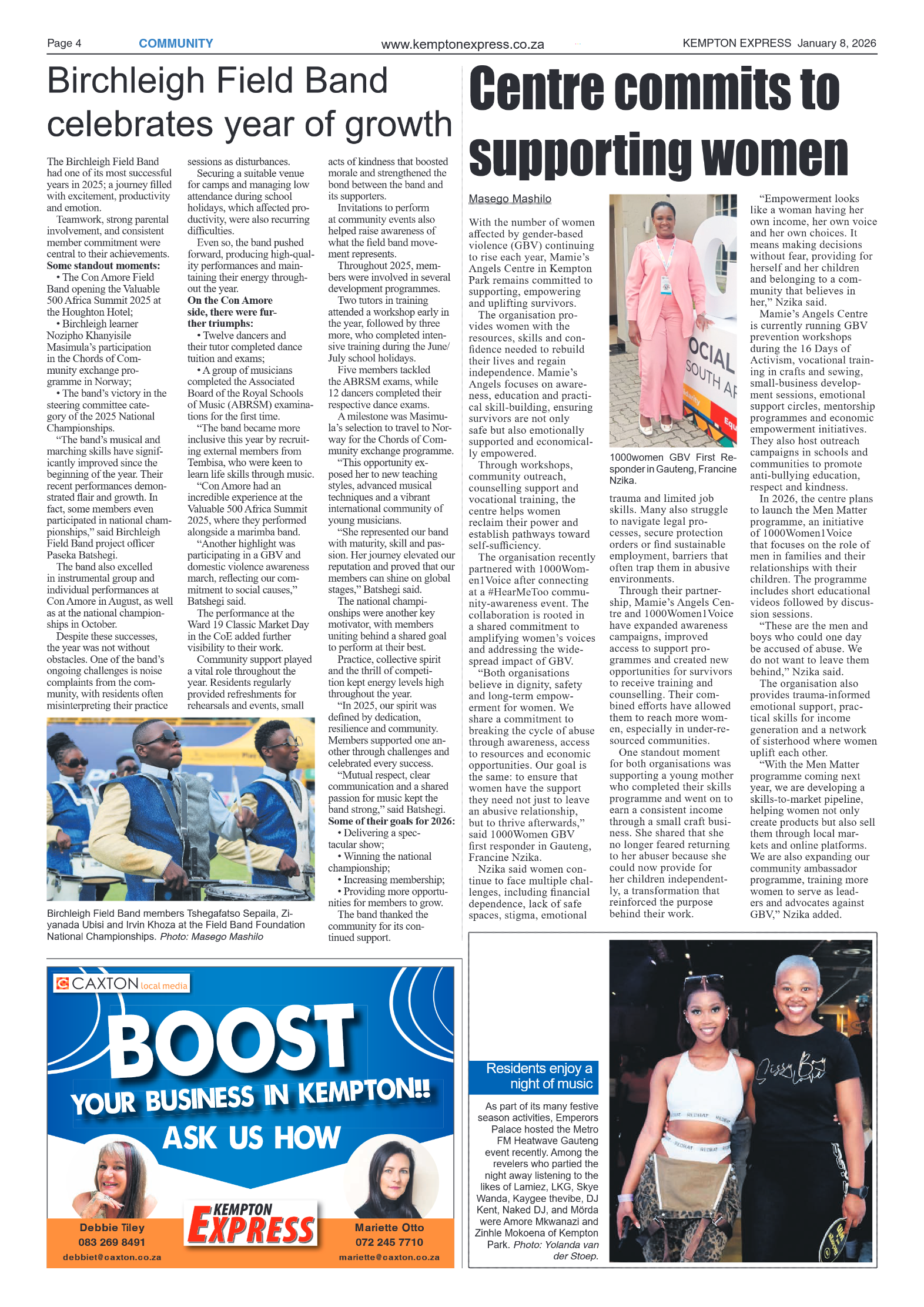 Kempton Express 8 January 2026 page 4